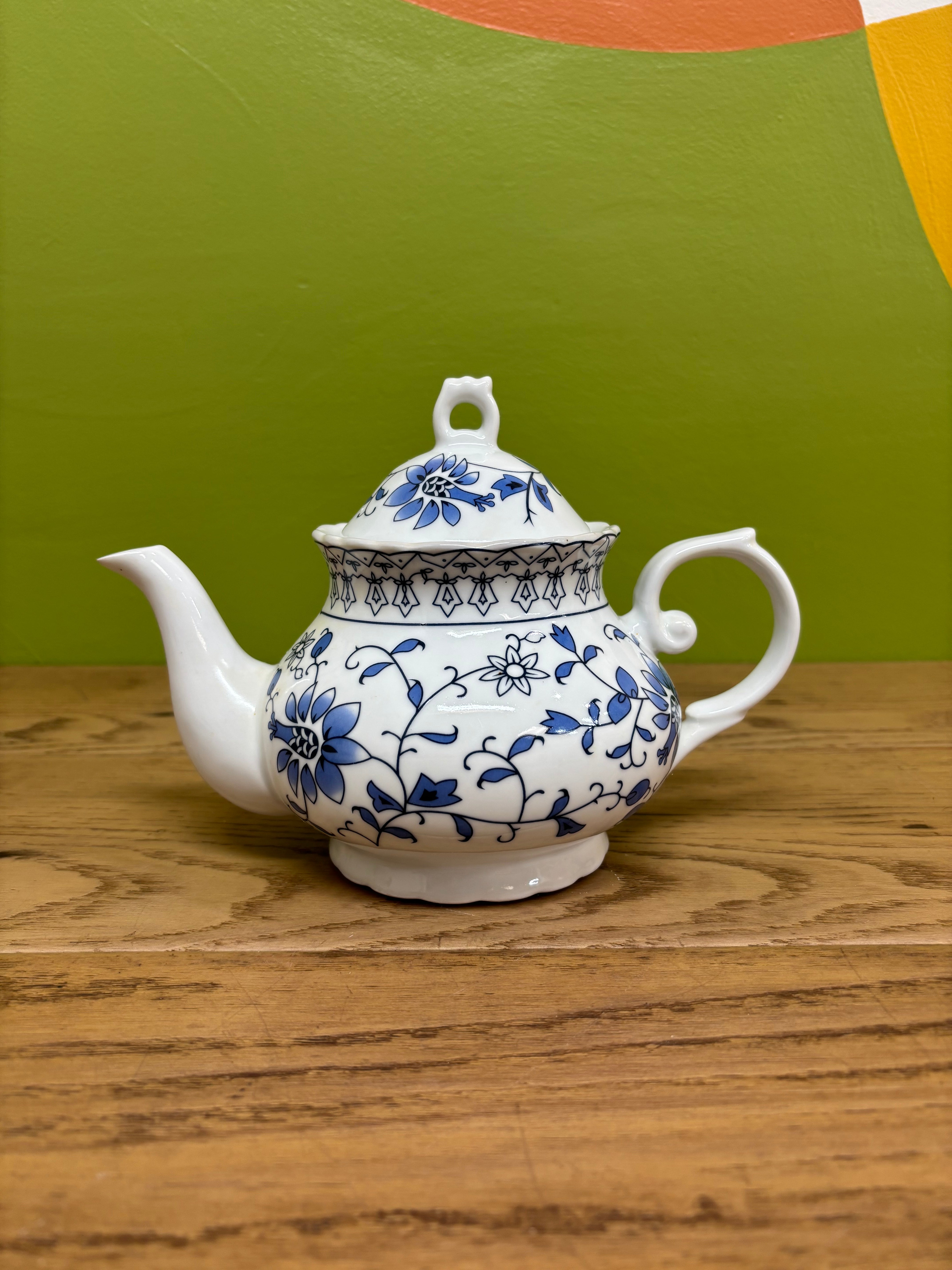 Blue and White Teapot
