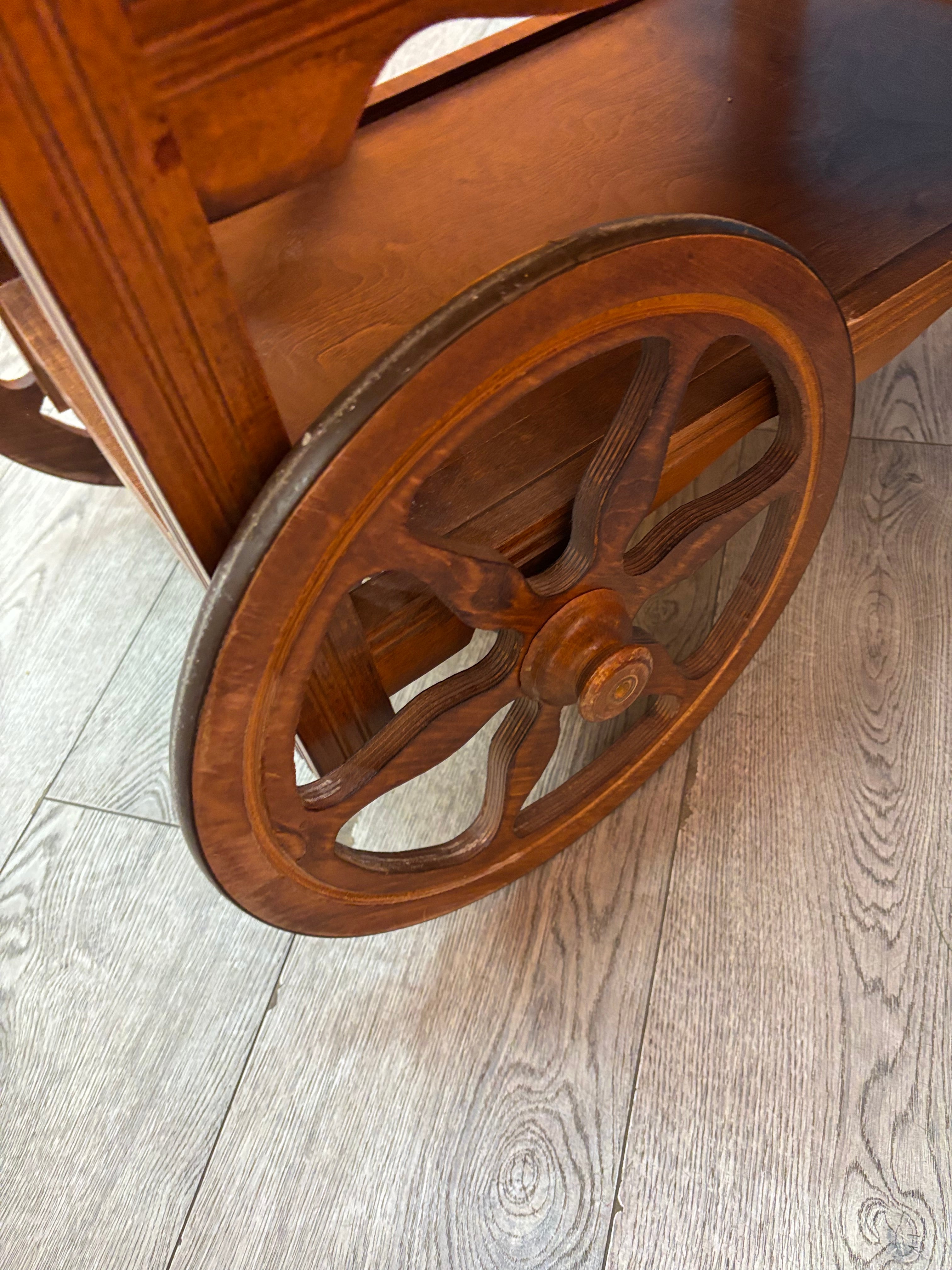 Wood Tea Wagon
