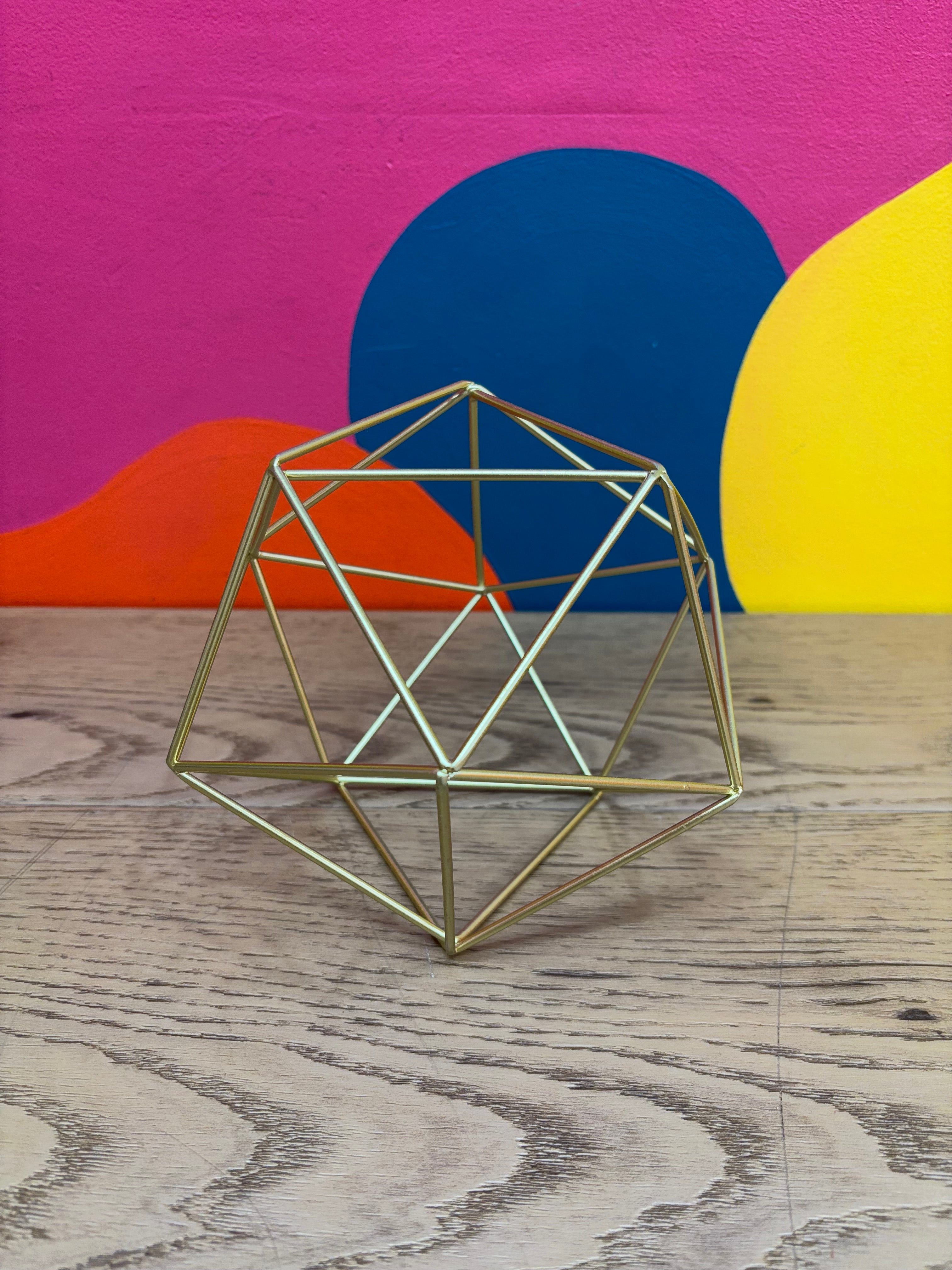 Gold Hexagon Decor (2 available)