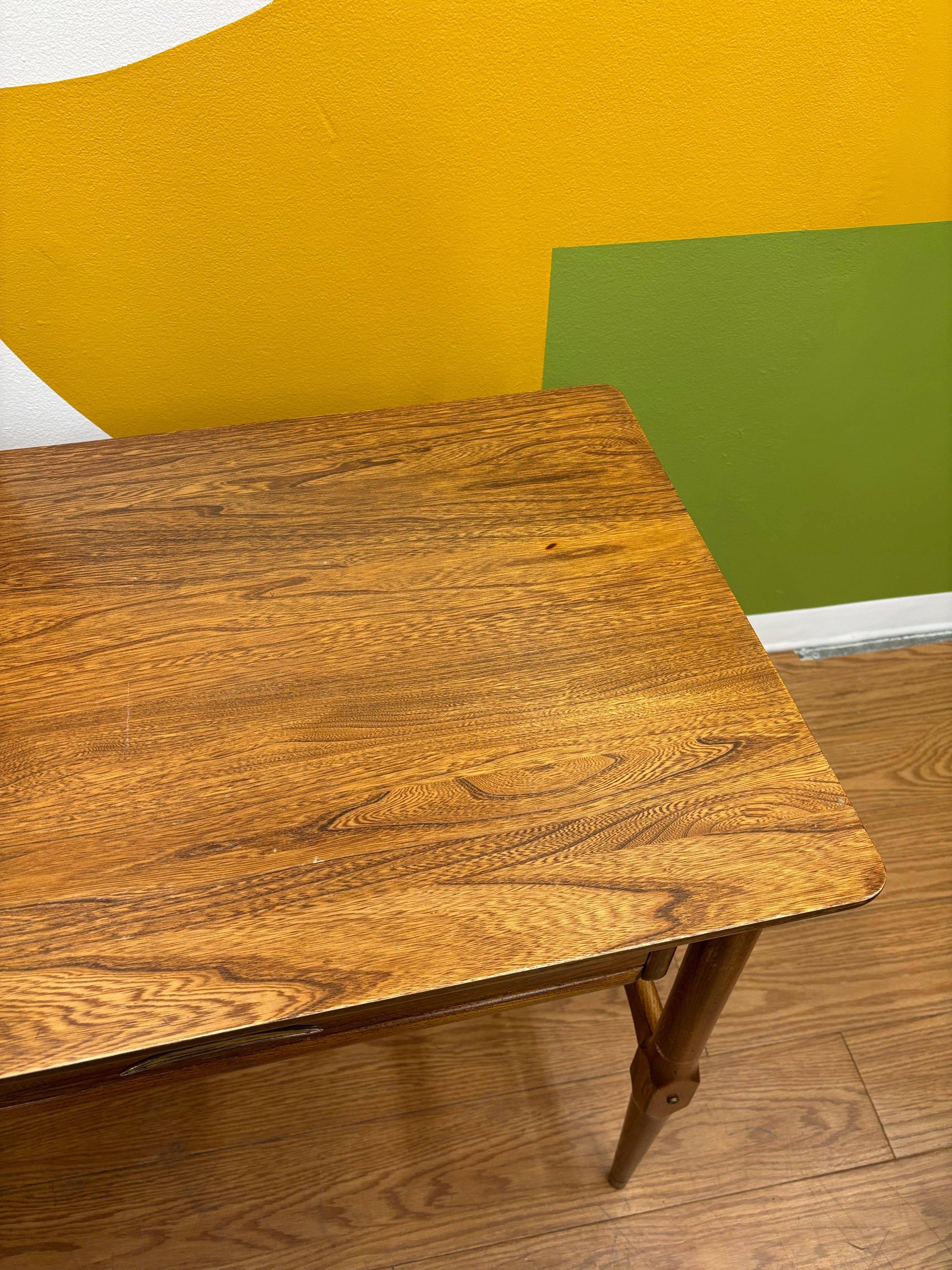Wood Writing Desk with Matching Chair