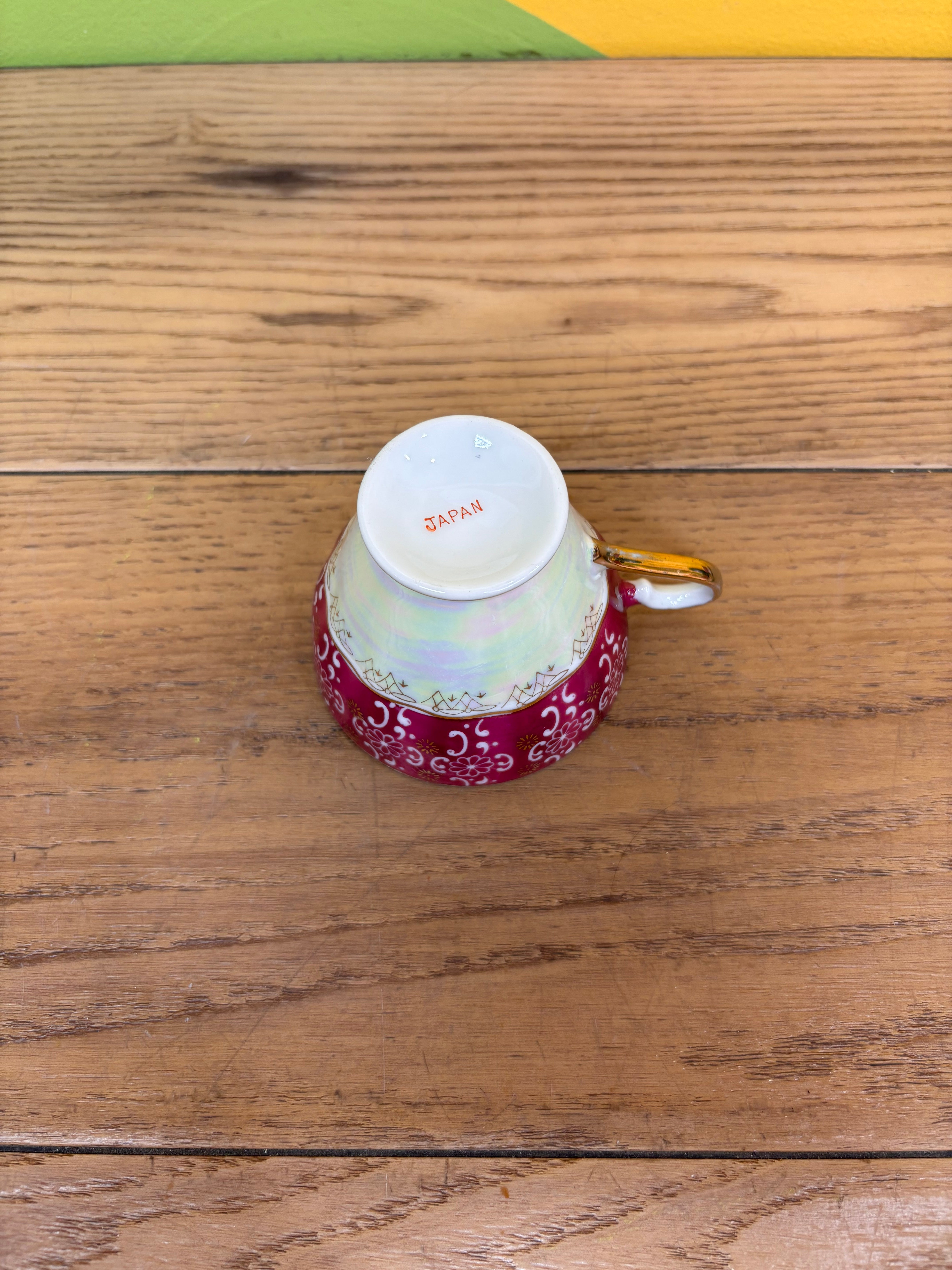 Set of 3 Teacups and Saucers