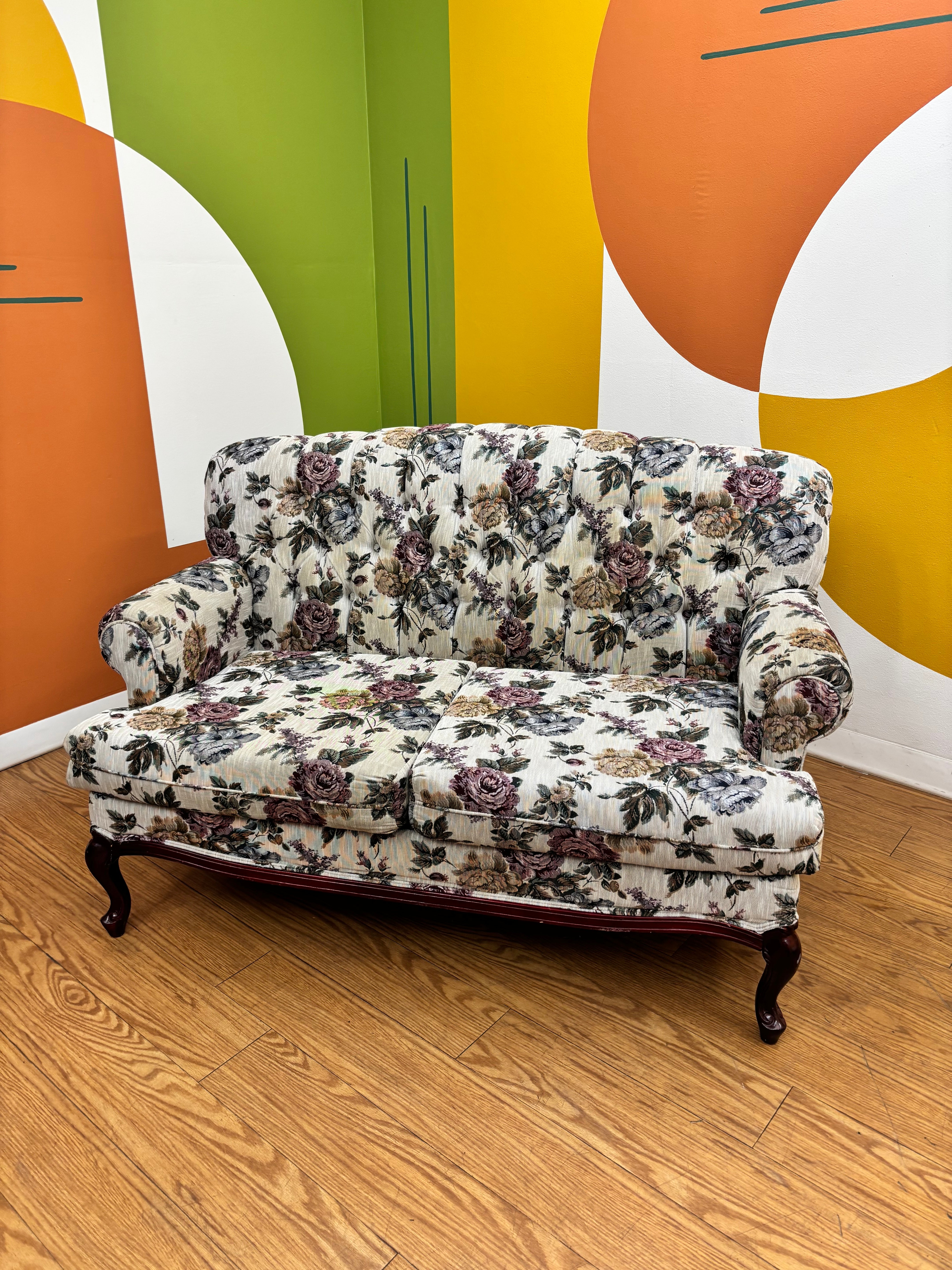 Floral Loveseat