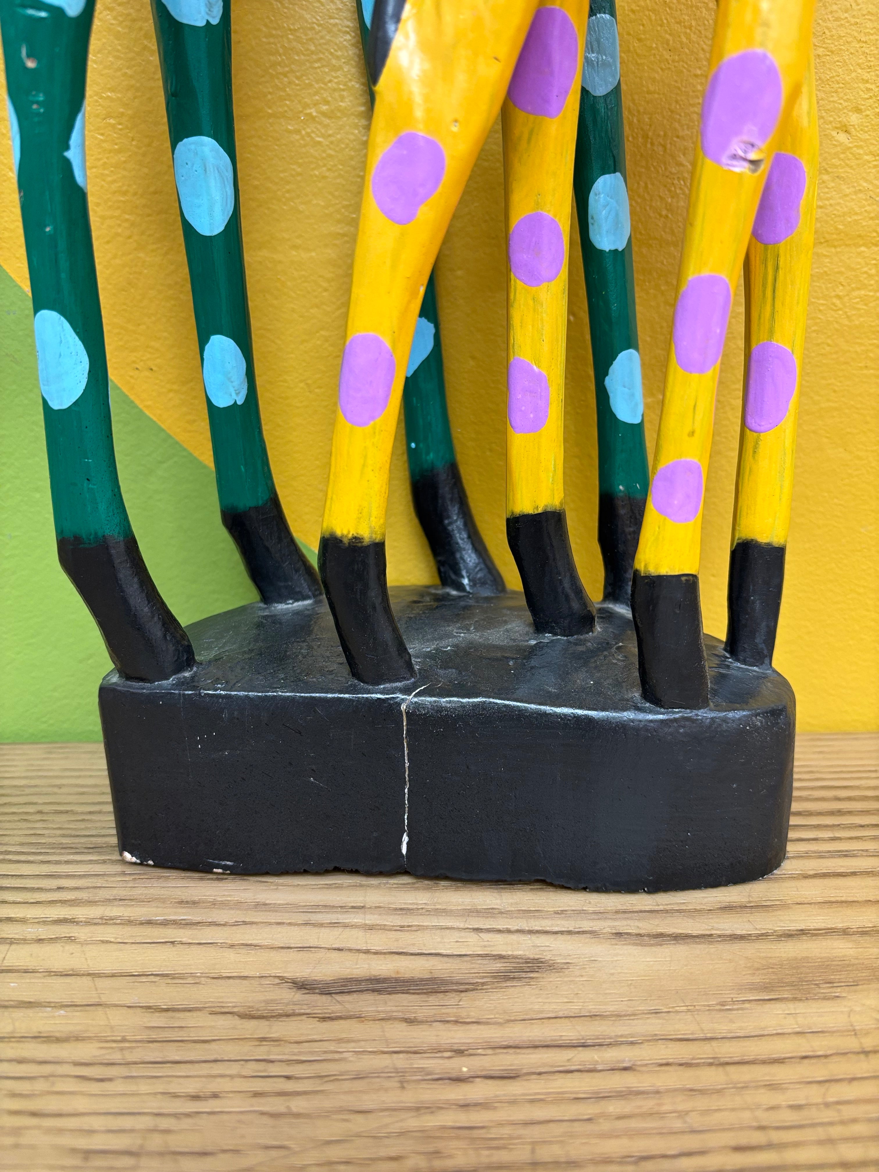 Polka Dot Giraffe Statue