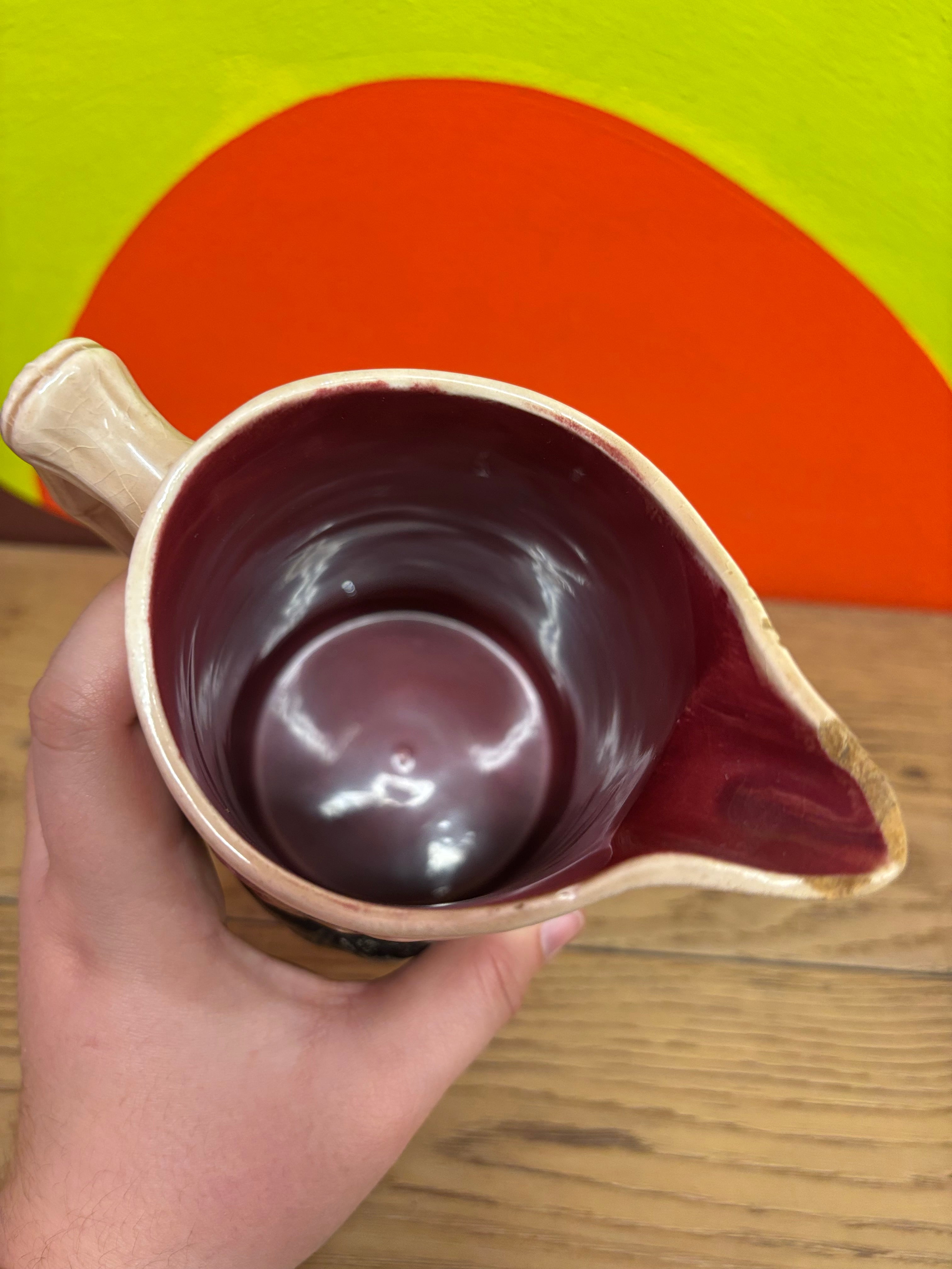 Majolica Pitcher by Choisy le Roi