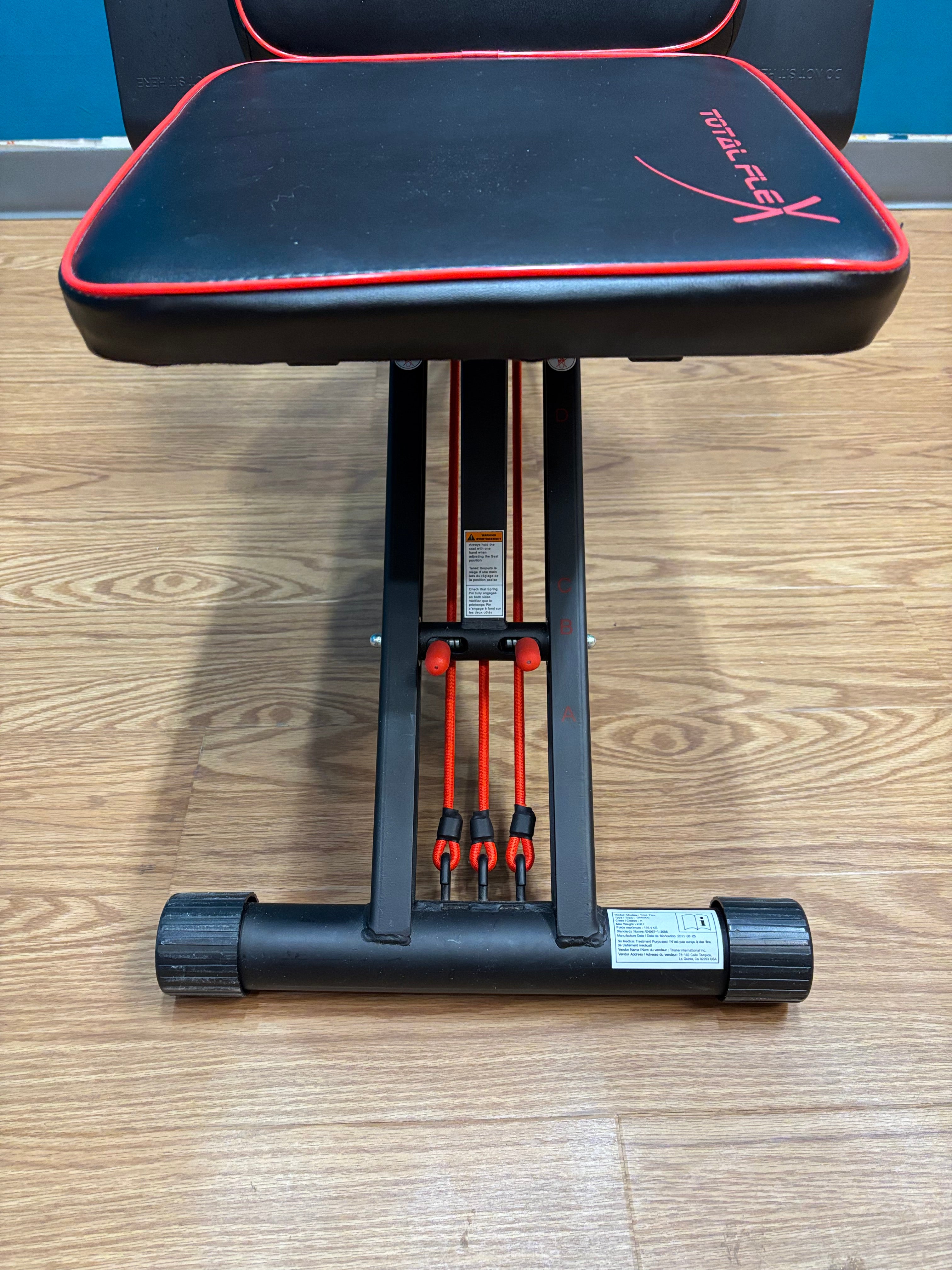 TOTAL FLEX Foldable Home Gym Bench