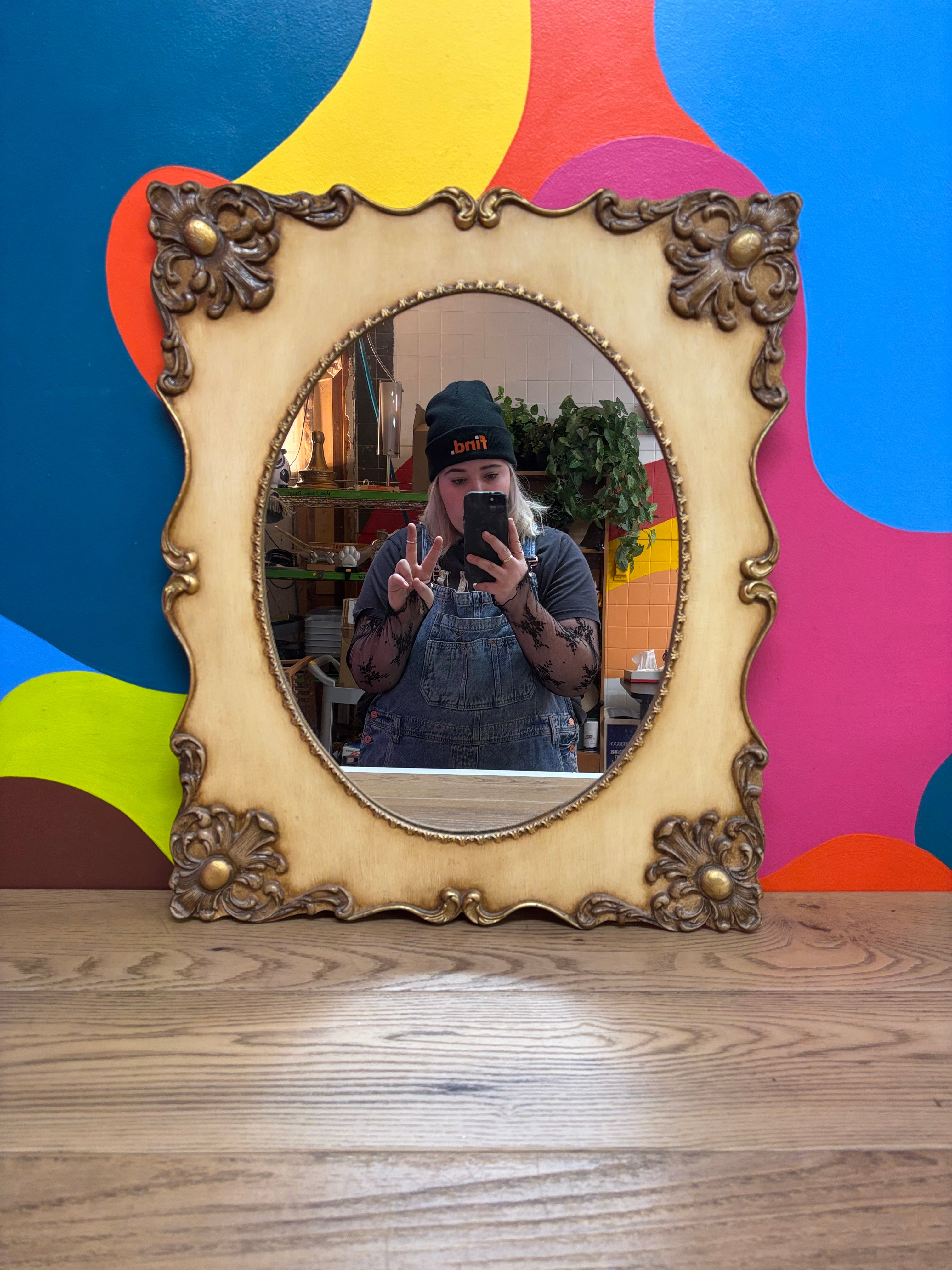 Gold Framed Mirror