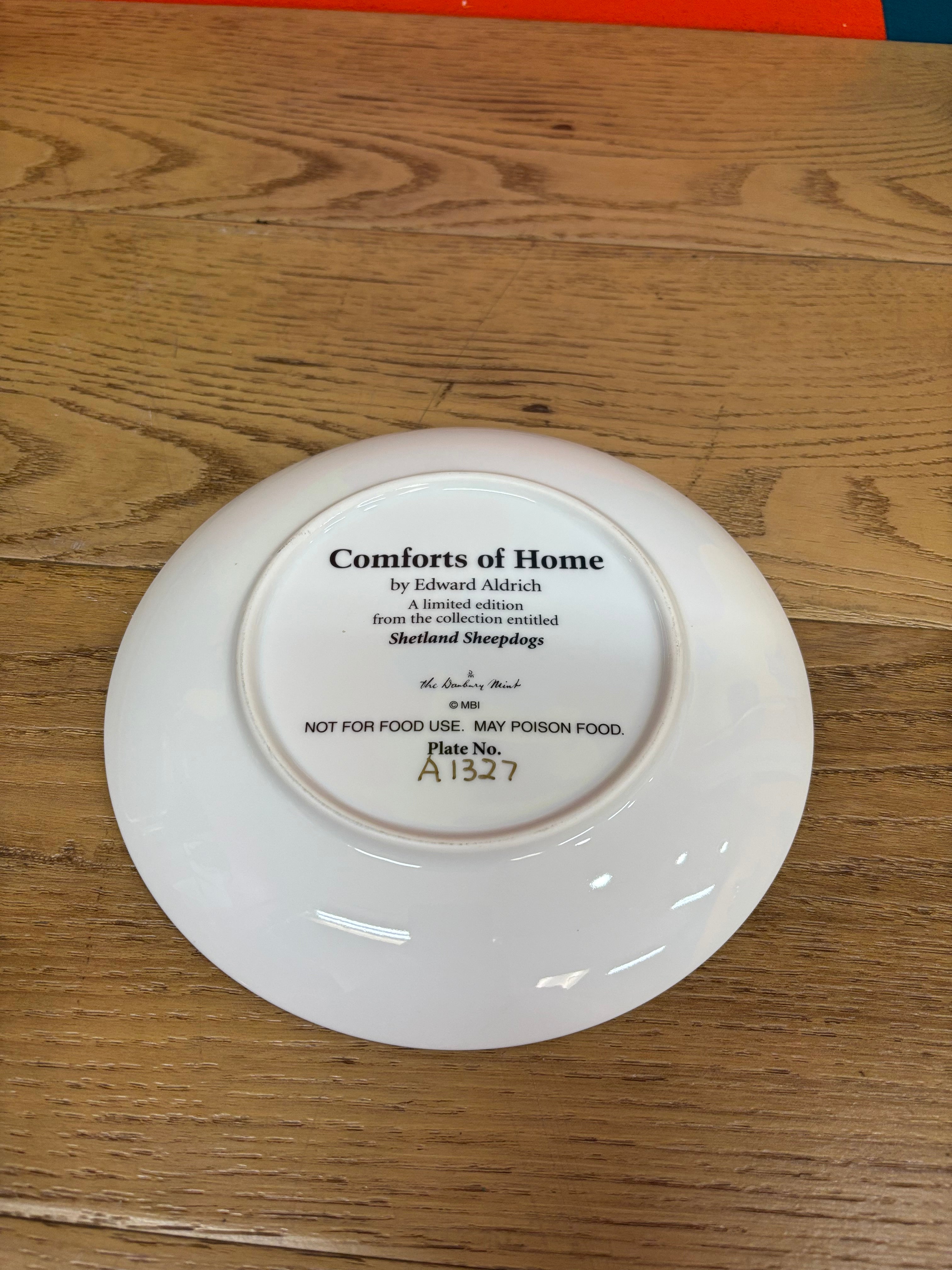 Danbury Mint Decorative Plate - Comforts of Home