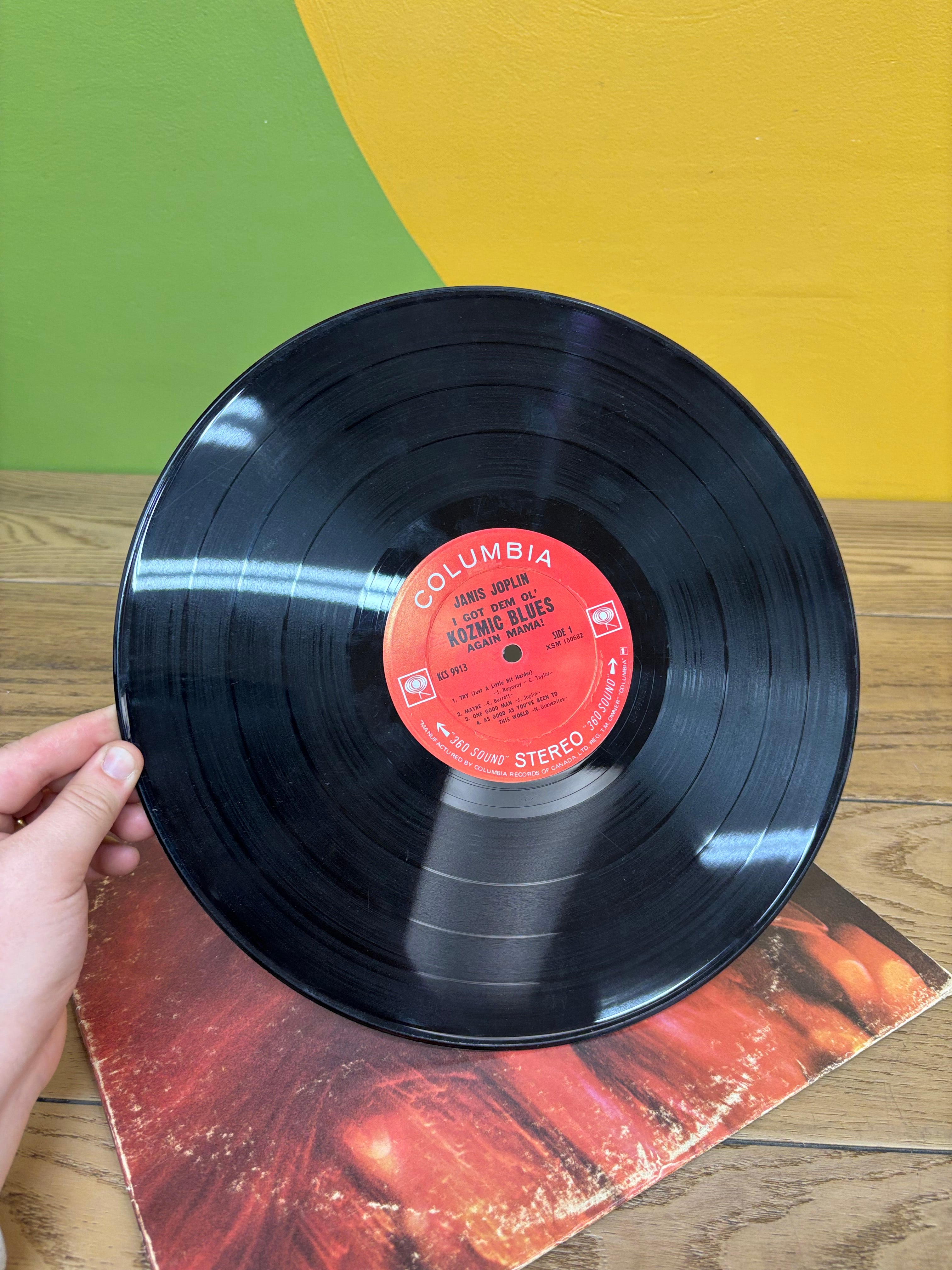 Janis Joplin Vinyl - I Got Dem Ol' Kozmic Blues Again Mama!