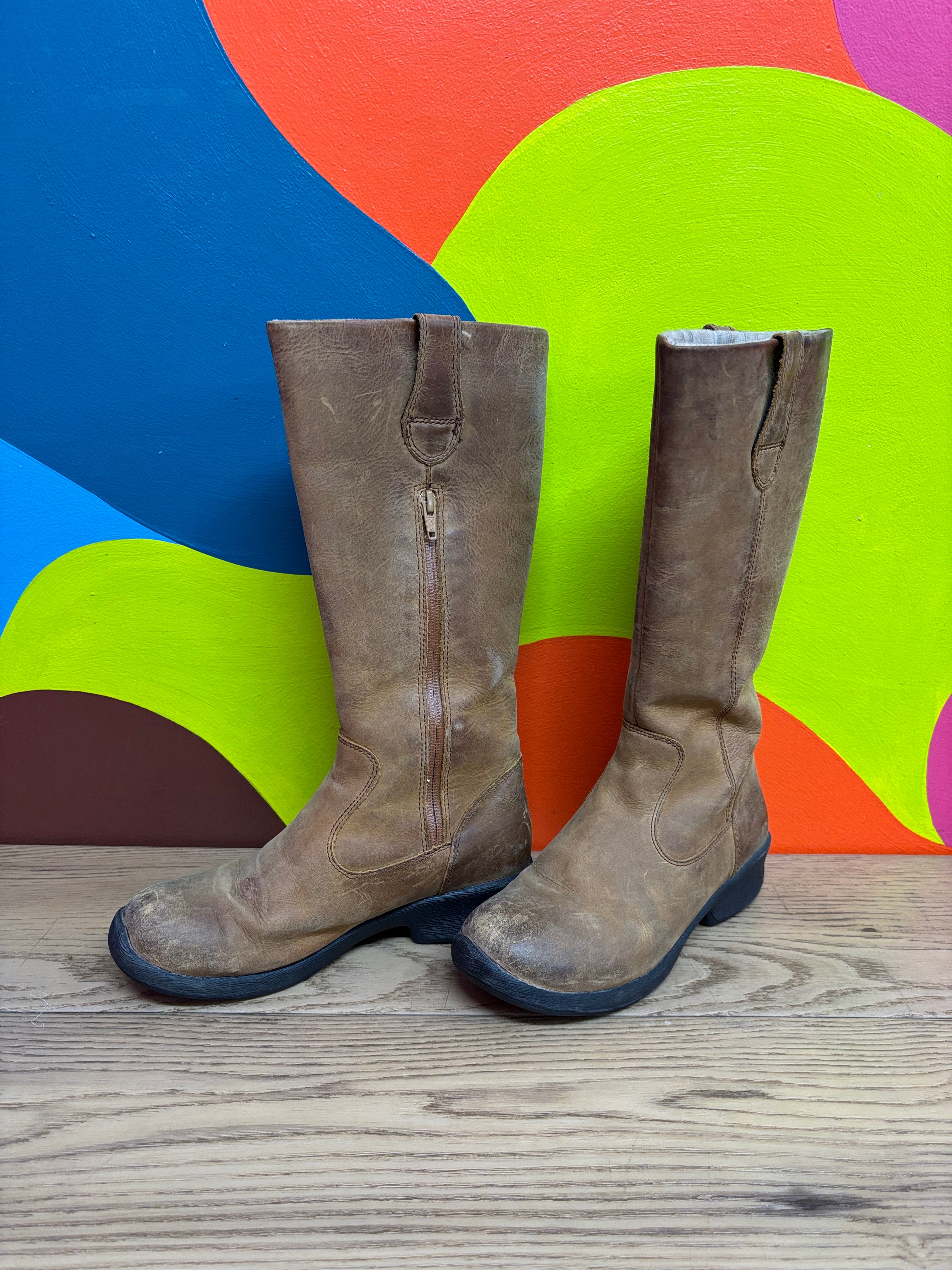 Keen Waterproof Brown Riding Boots - Women's 7.5