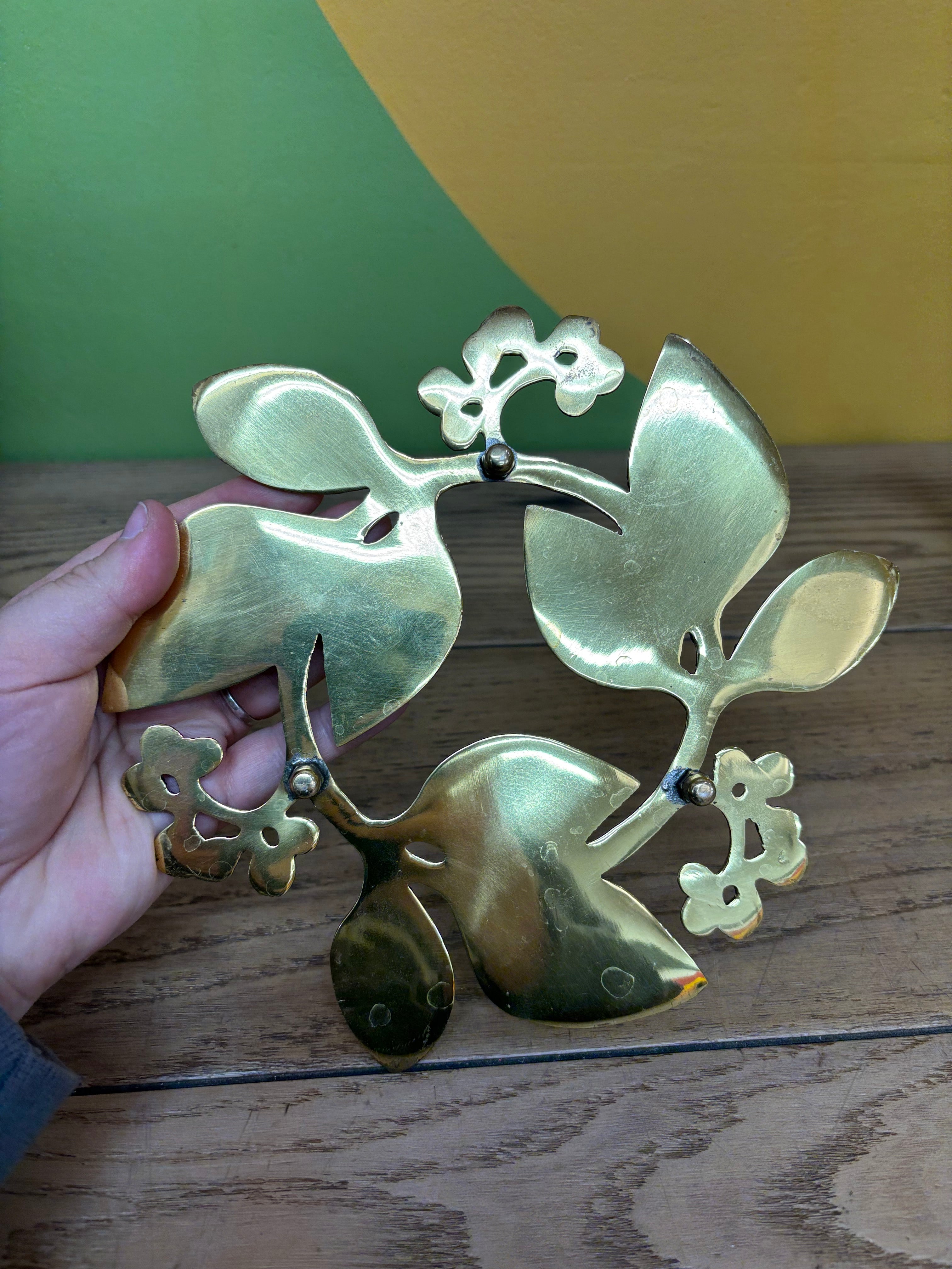Gold Tone Trivet