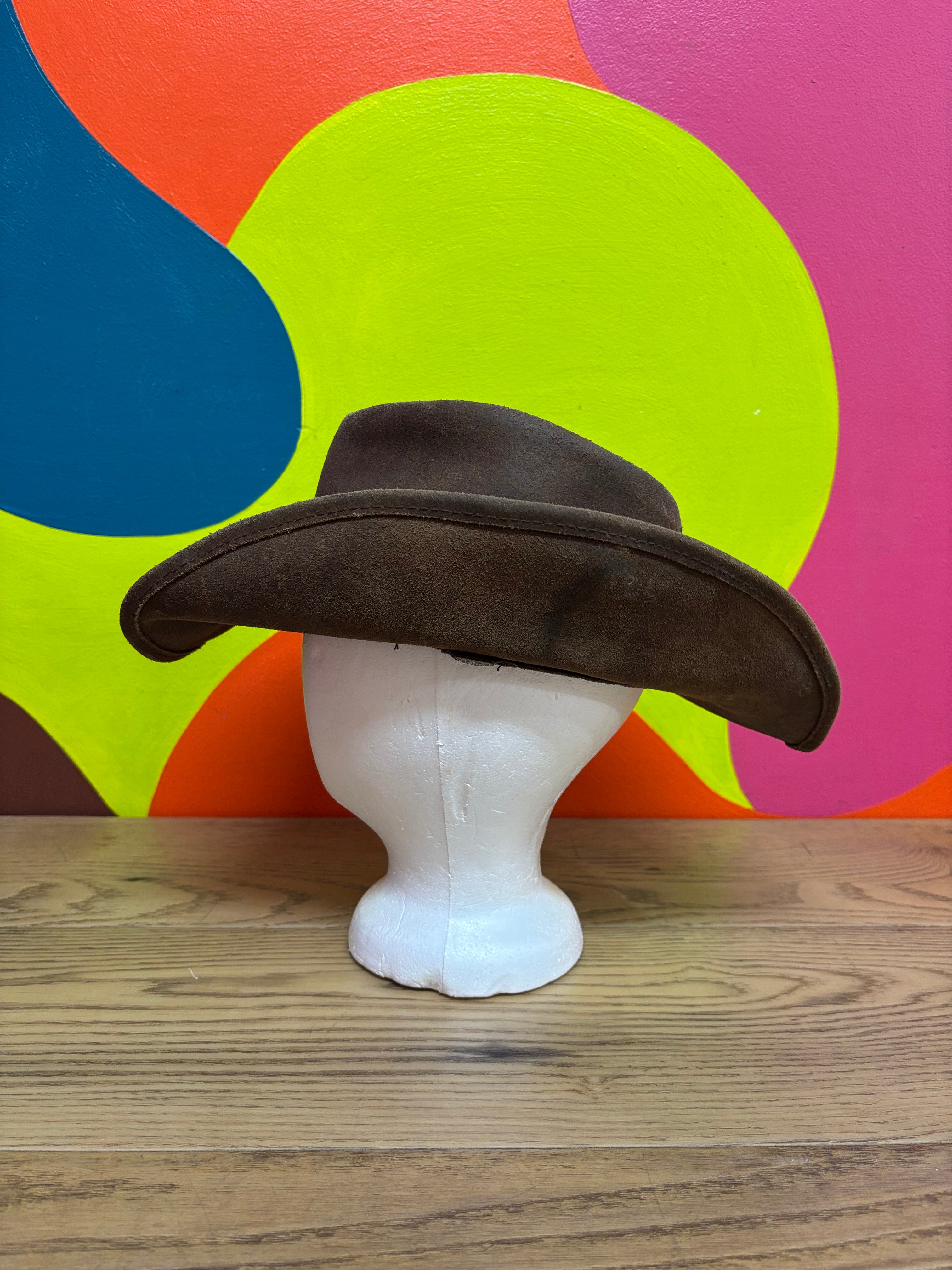 Kakadu Traders Leather Hat - Size M
