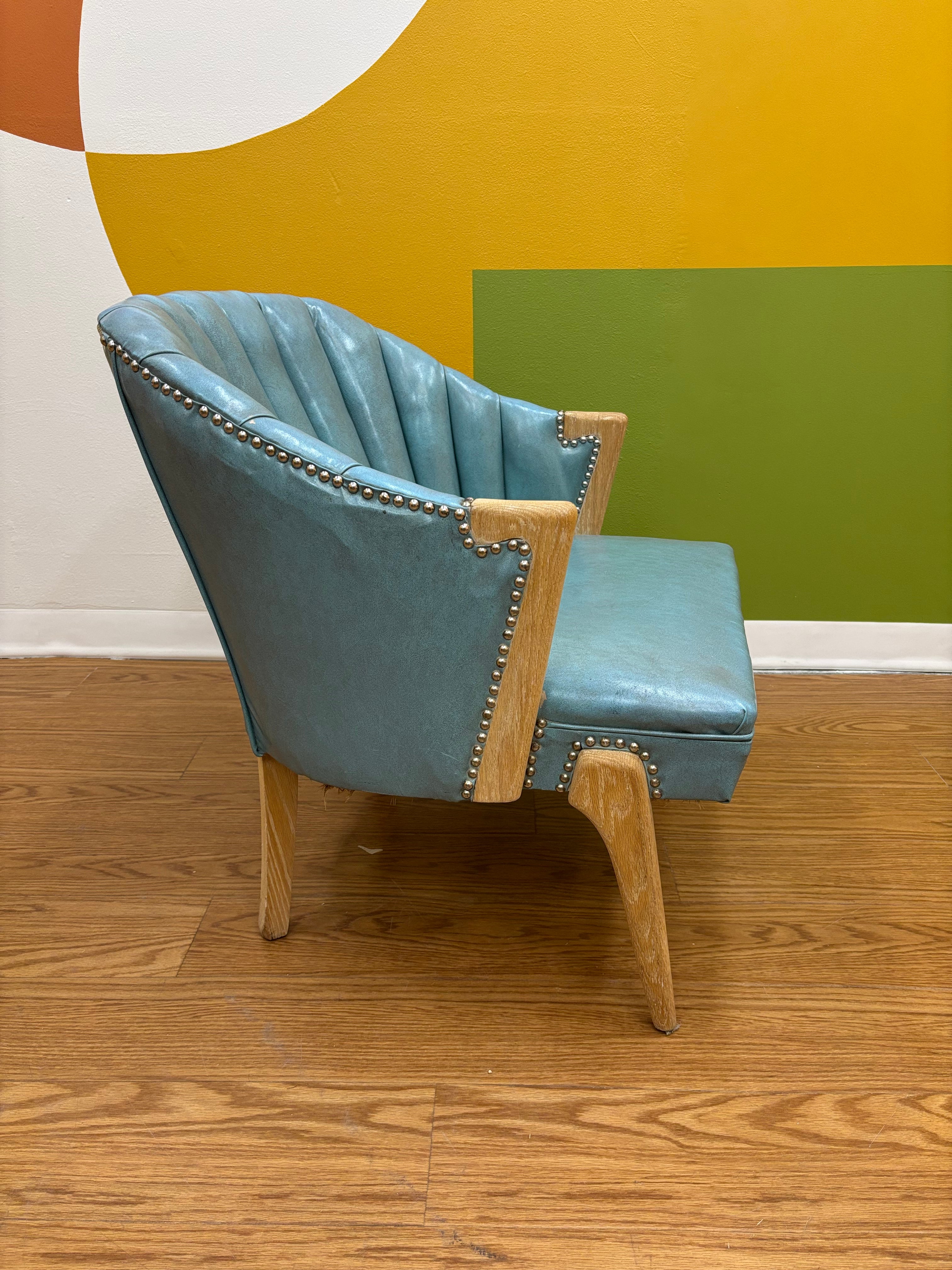 Blue Accent Armchair