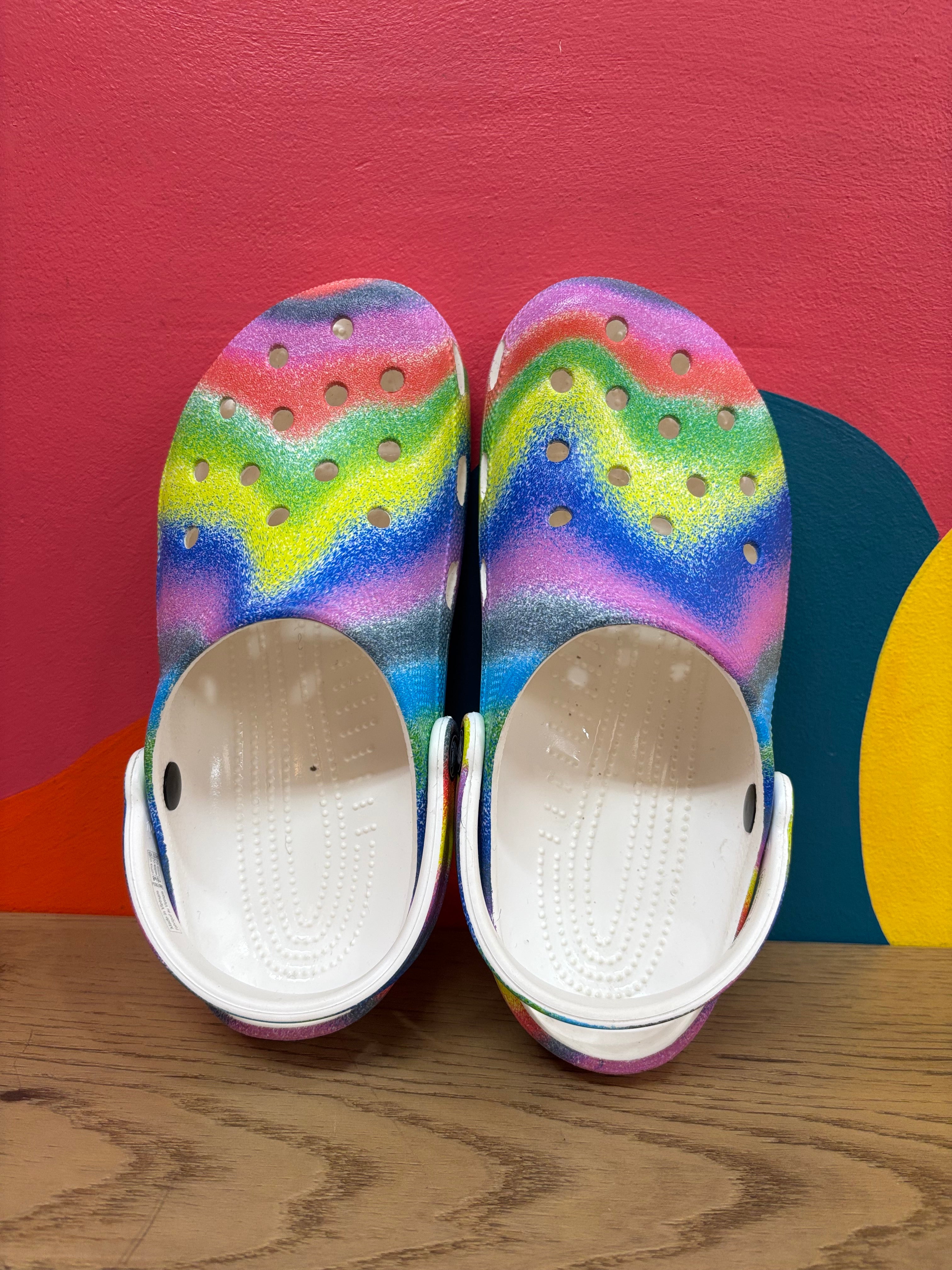 Spray Dye Clog Crocs (M6/W8)