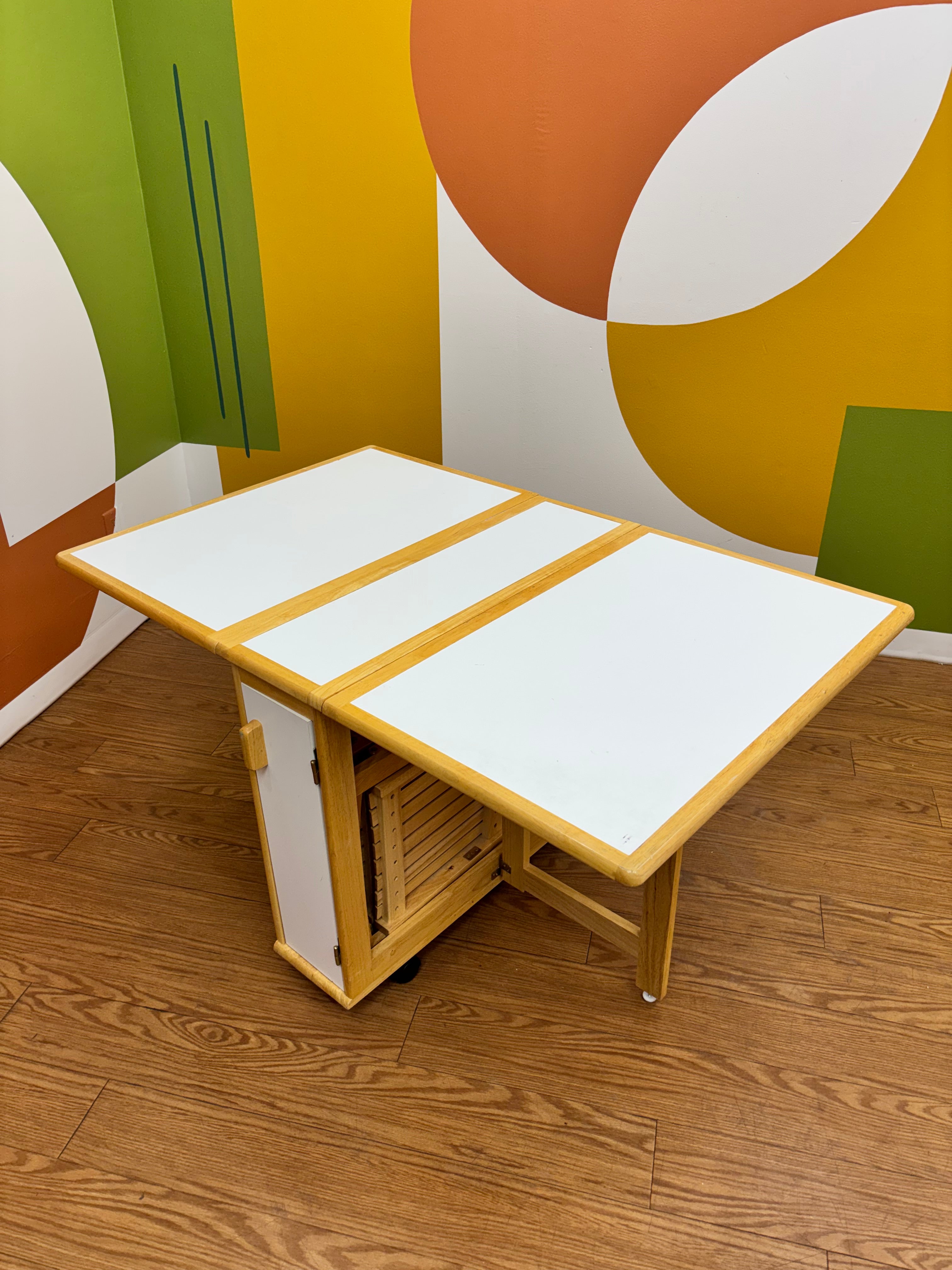 Drop Leaf Folding Dining Set