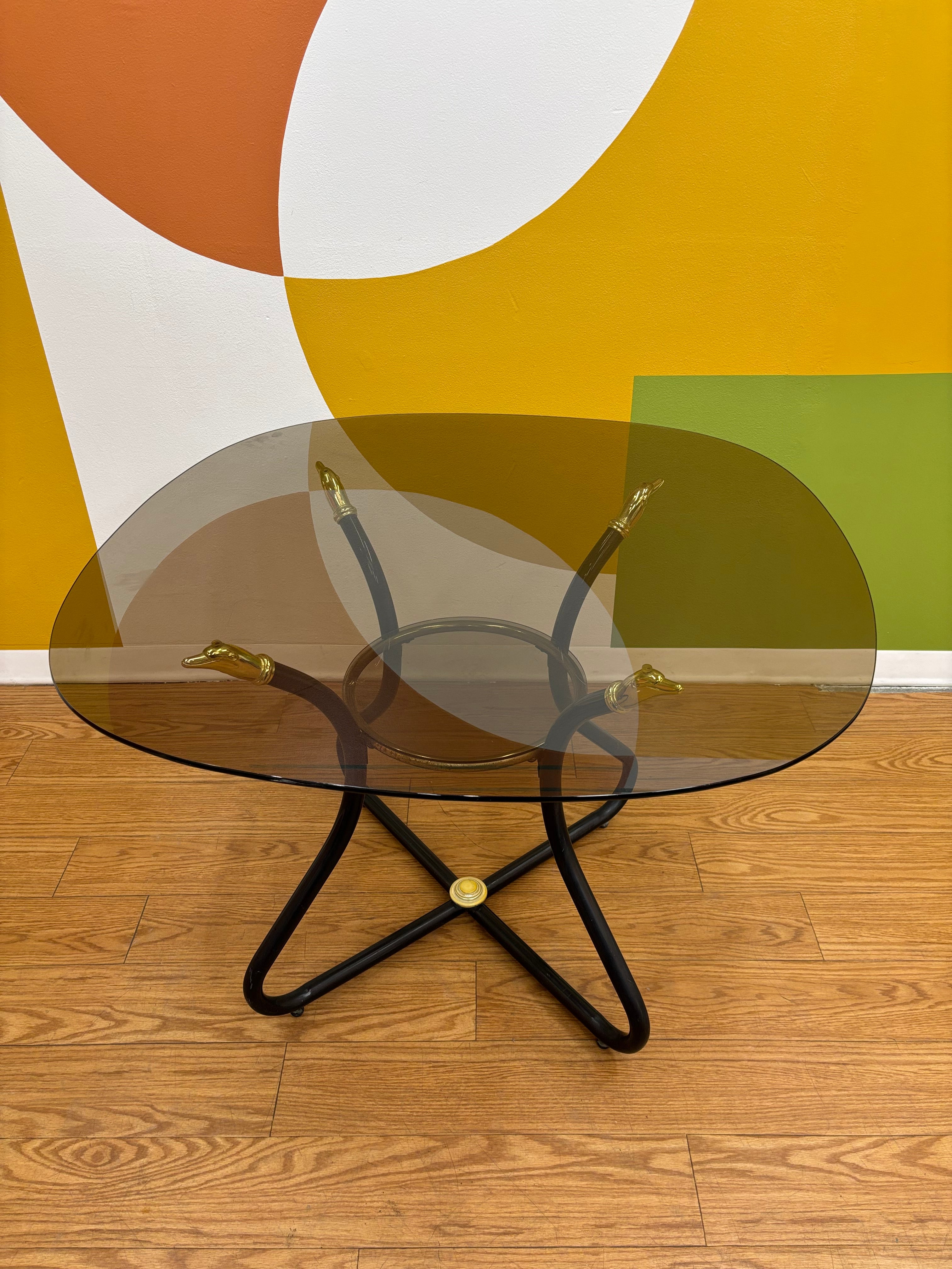 Glass Top Dining Table