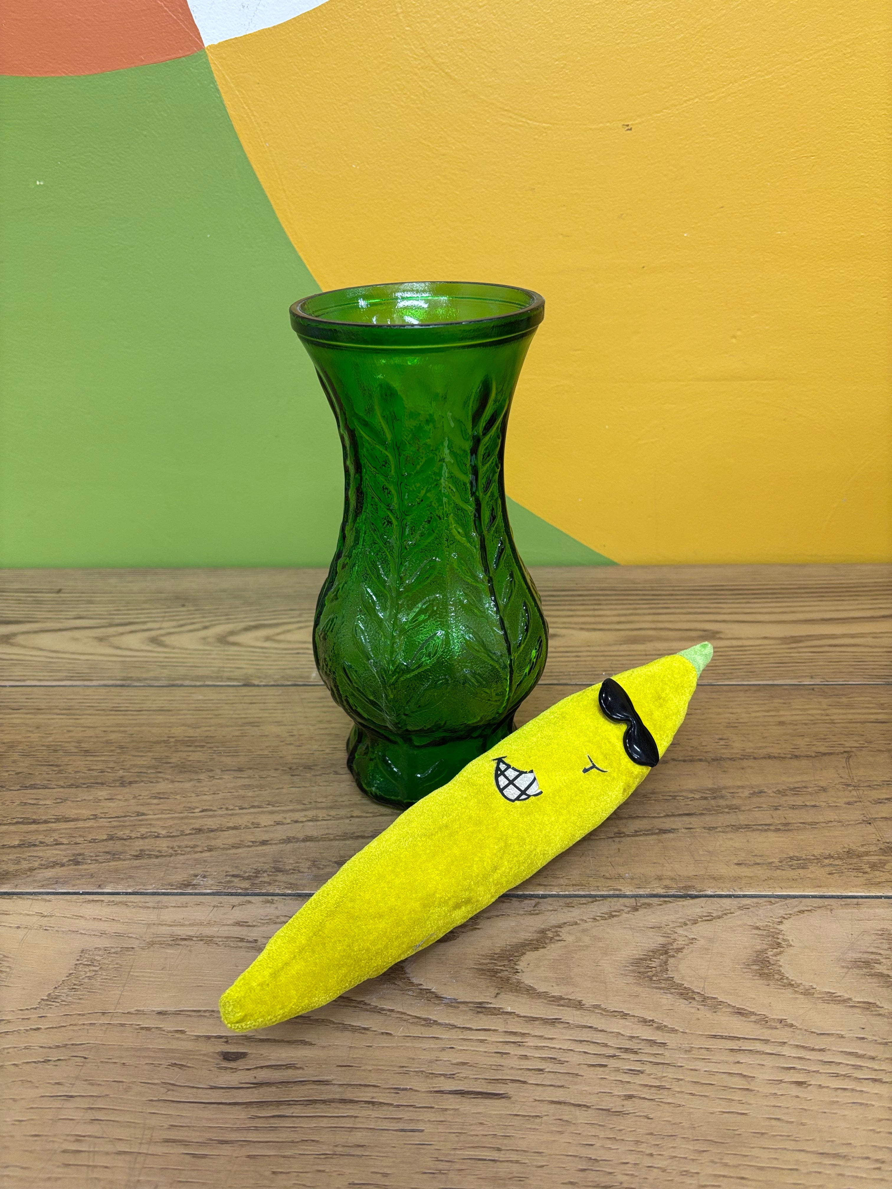 Glass Green Vase