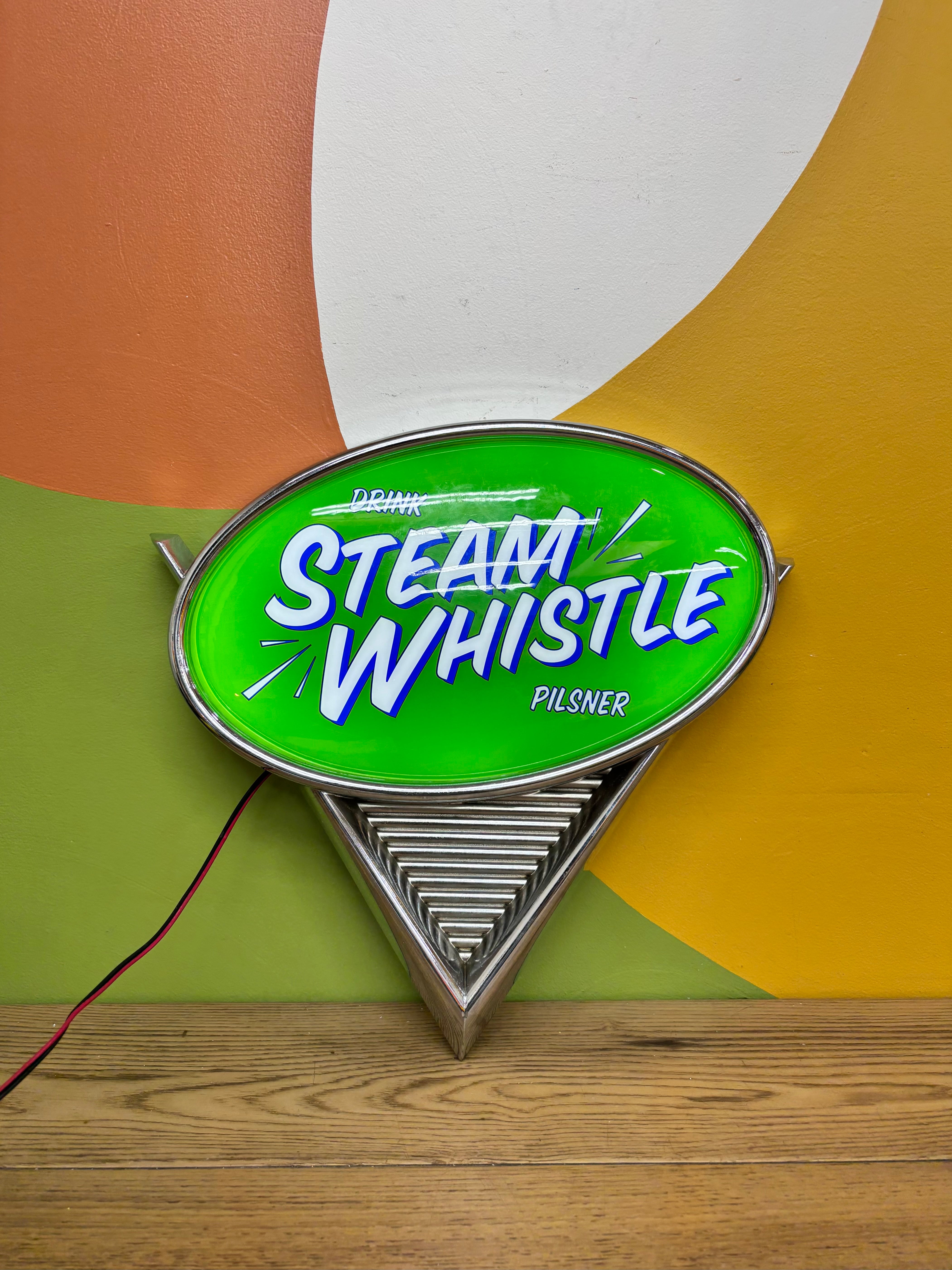 Steam Whistle Pilsner Illuminated Wall Display