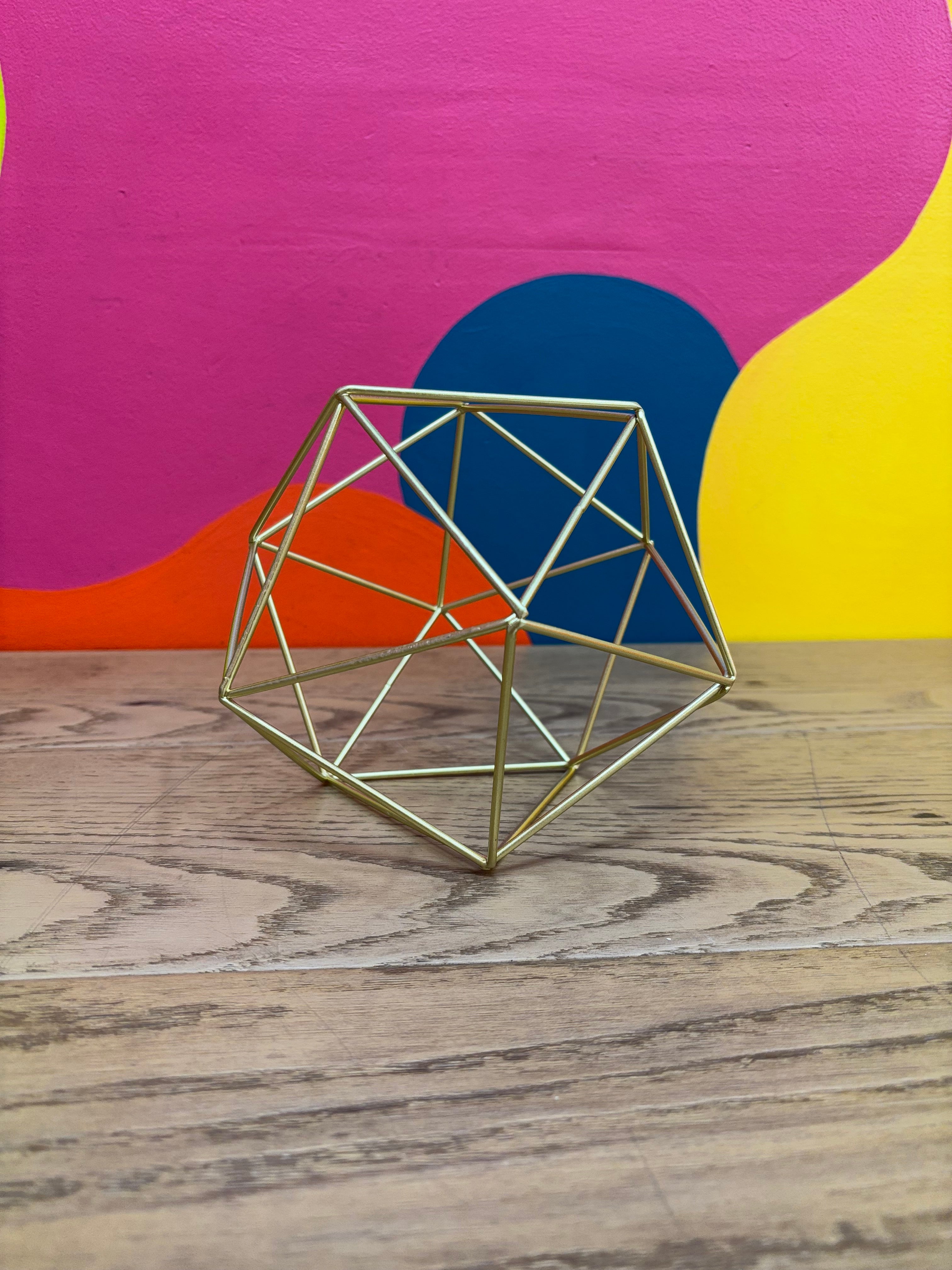 Gold Hexagon Decor (2 available)