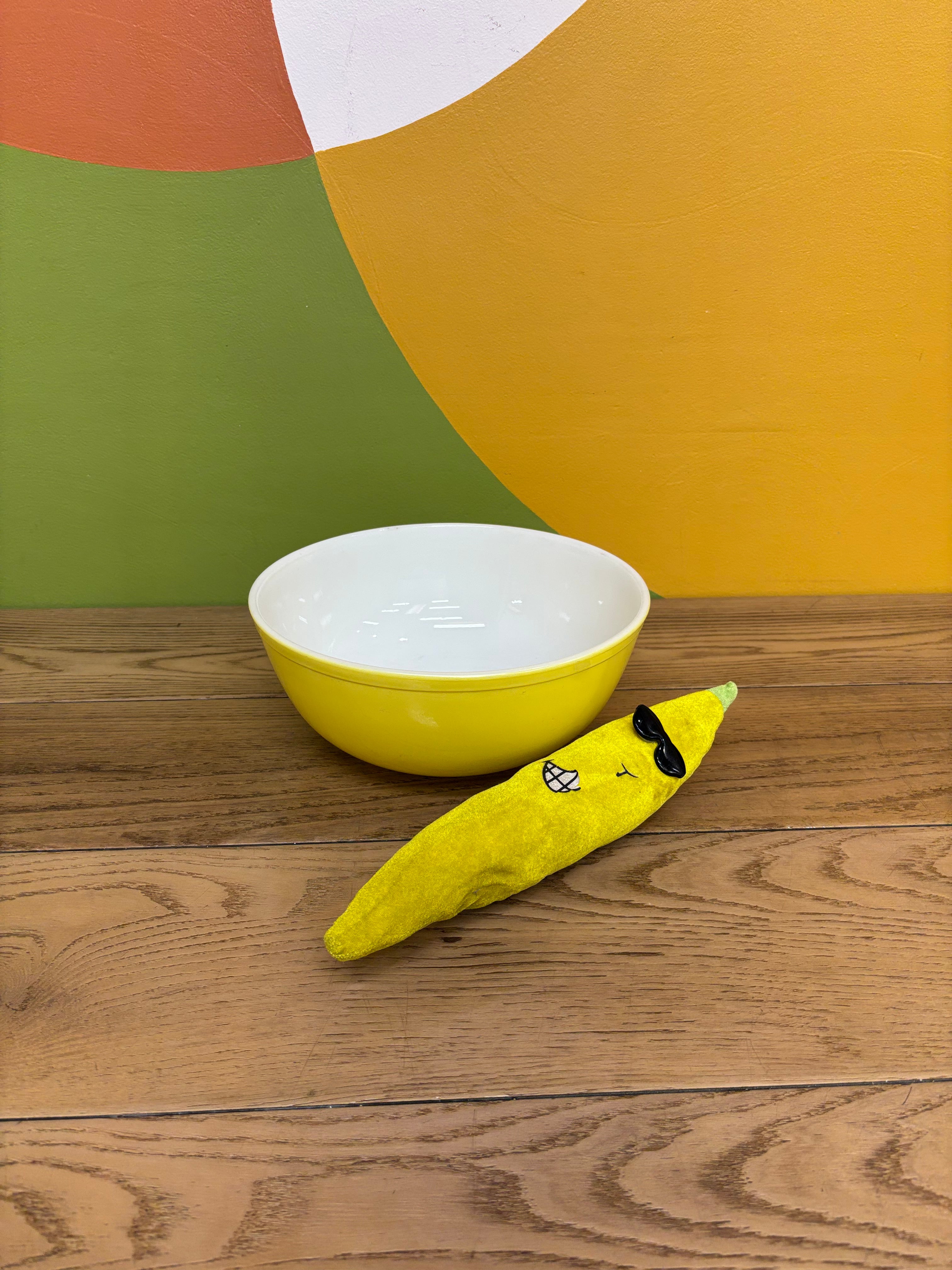 Yellow Pyrex Mixing Bowl