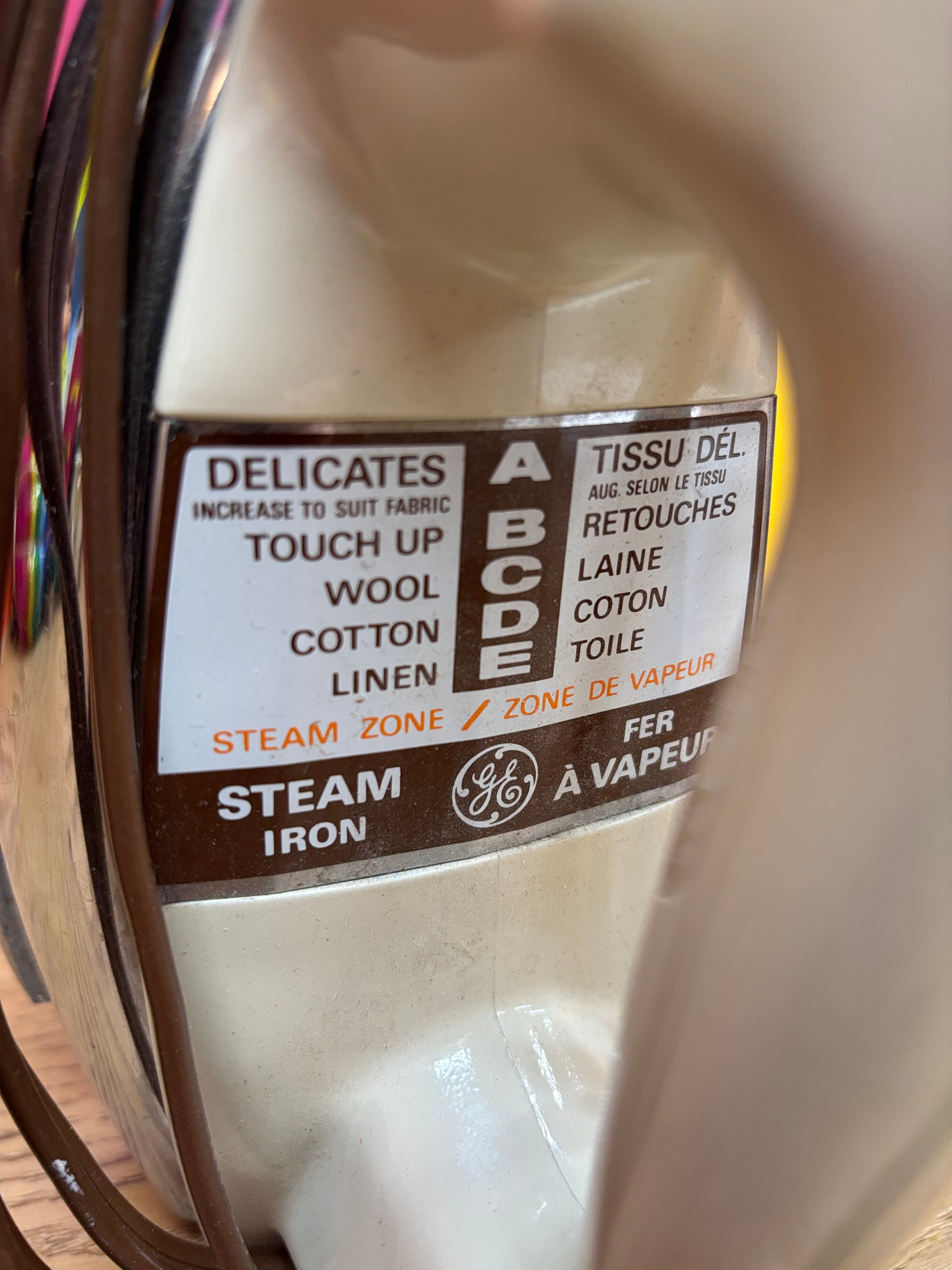 General Electric Steam Iron