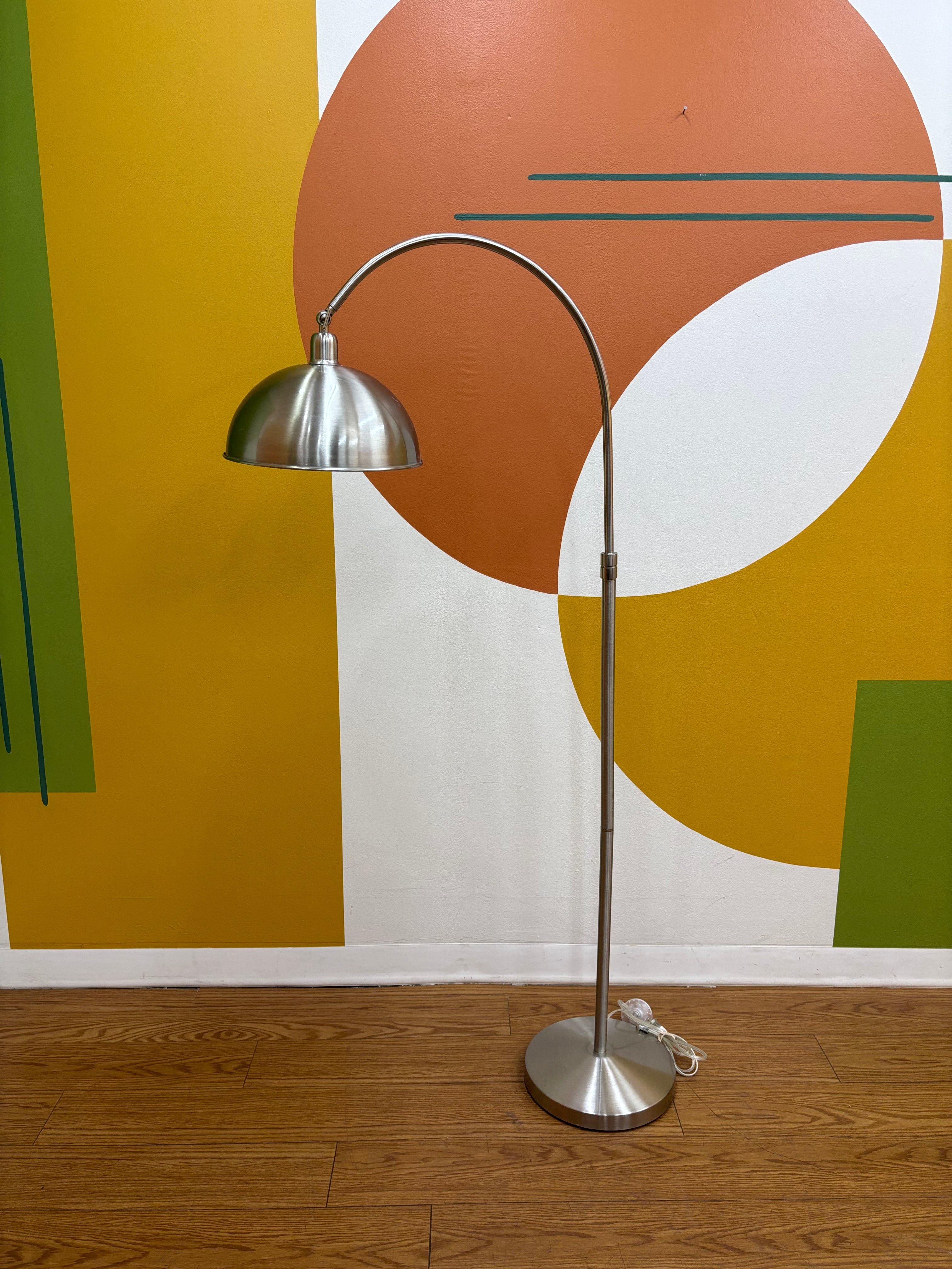 Chrome Arched Floor Lamp