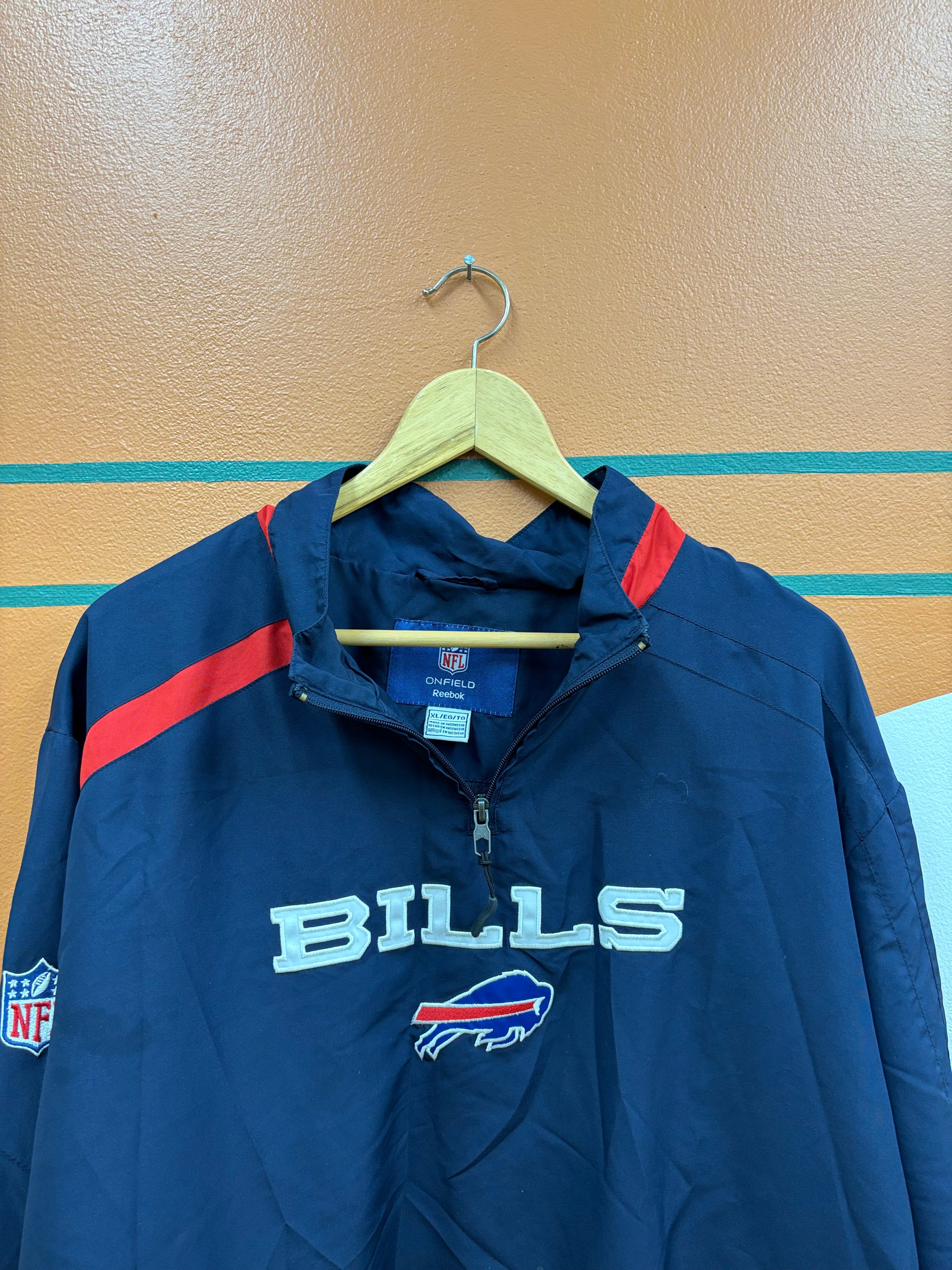 Buffalo Bills Quarter Zip Windbreaker - Unisex Size XL
