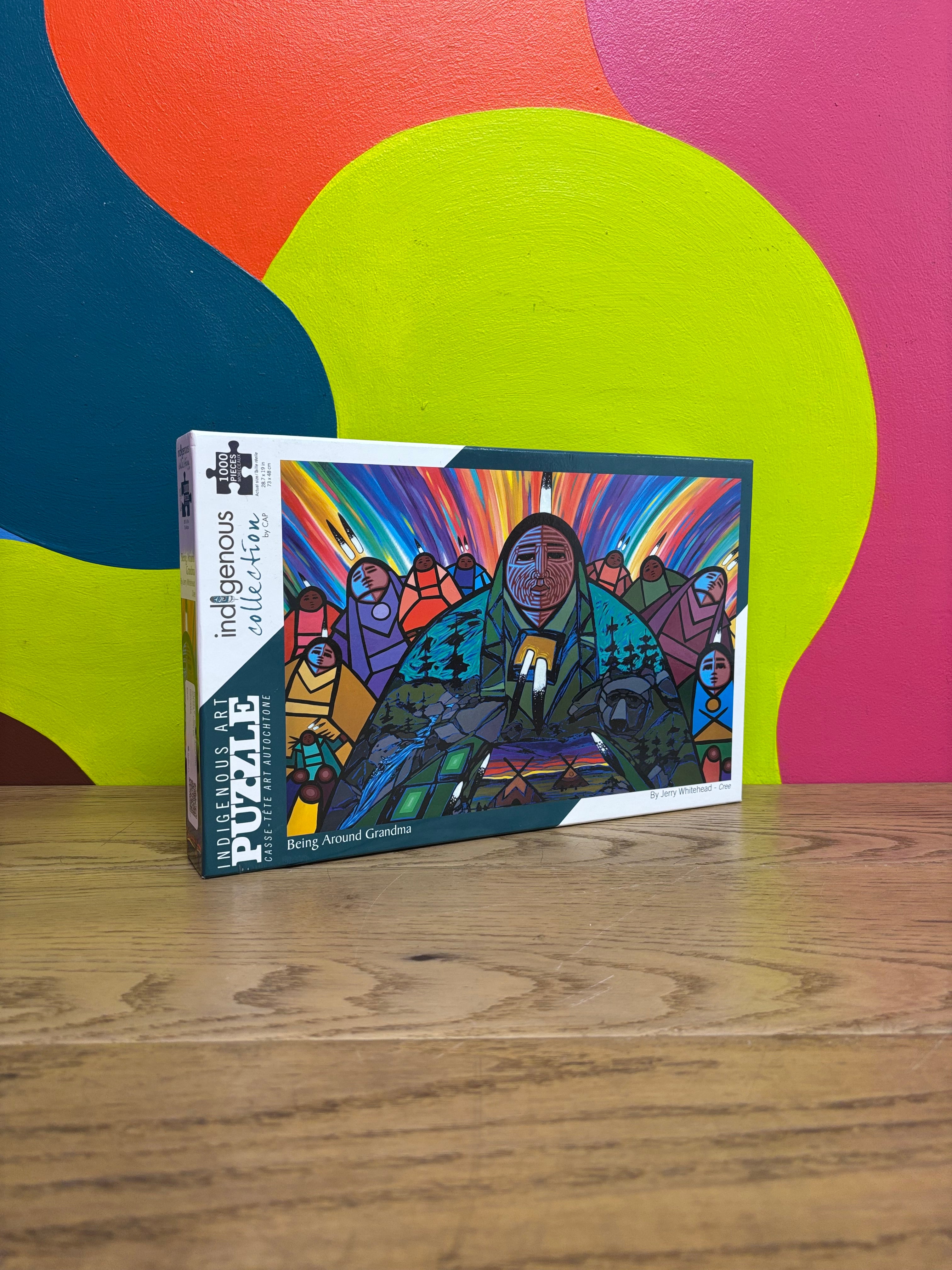 1000 Piece Puzzle "Being Around Grandma"