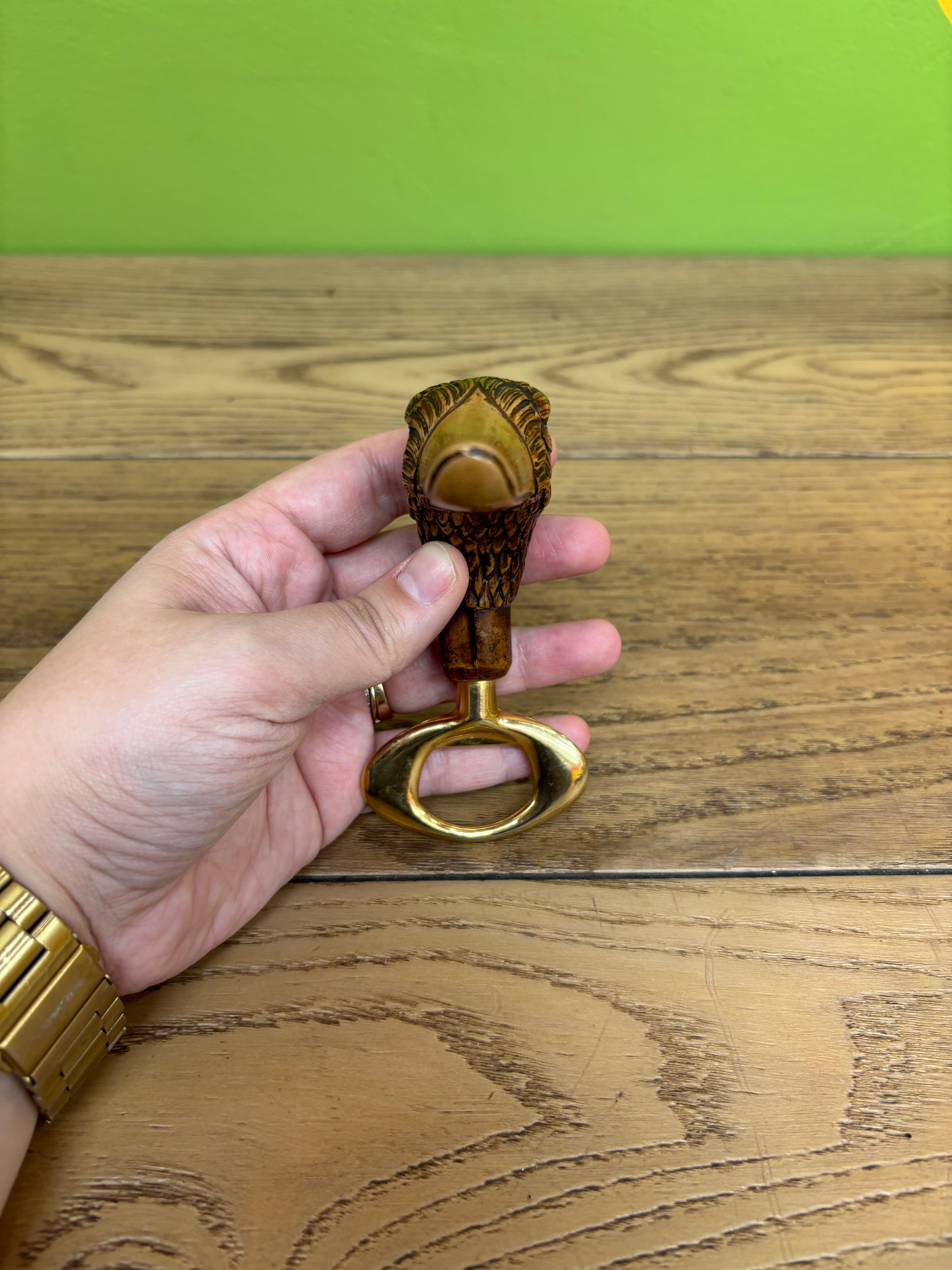 Carved Duck Bottle Opener