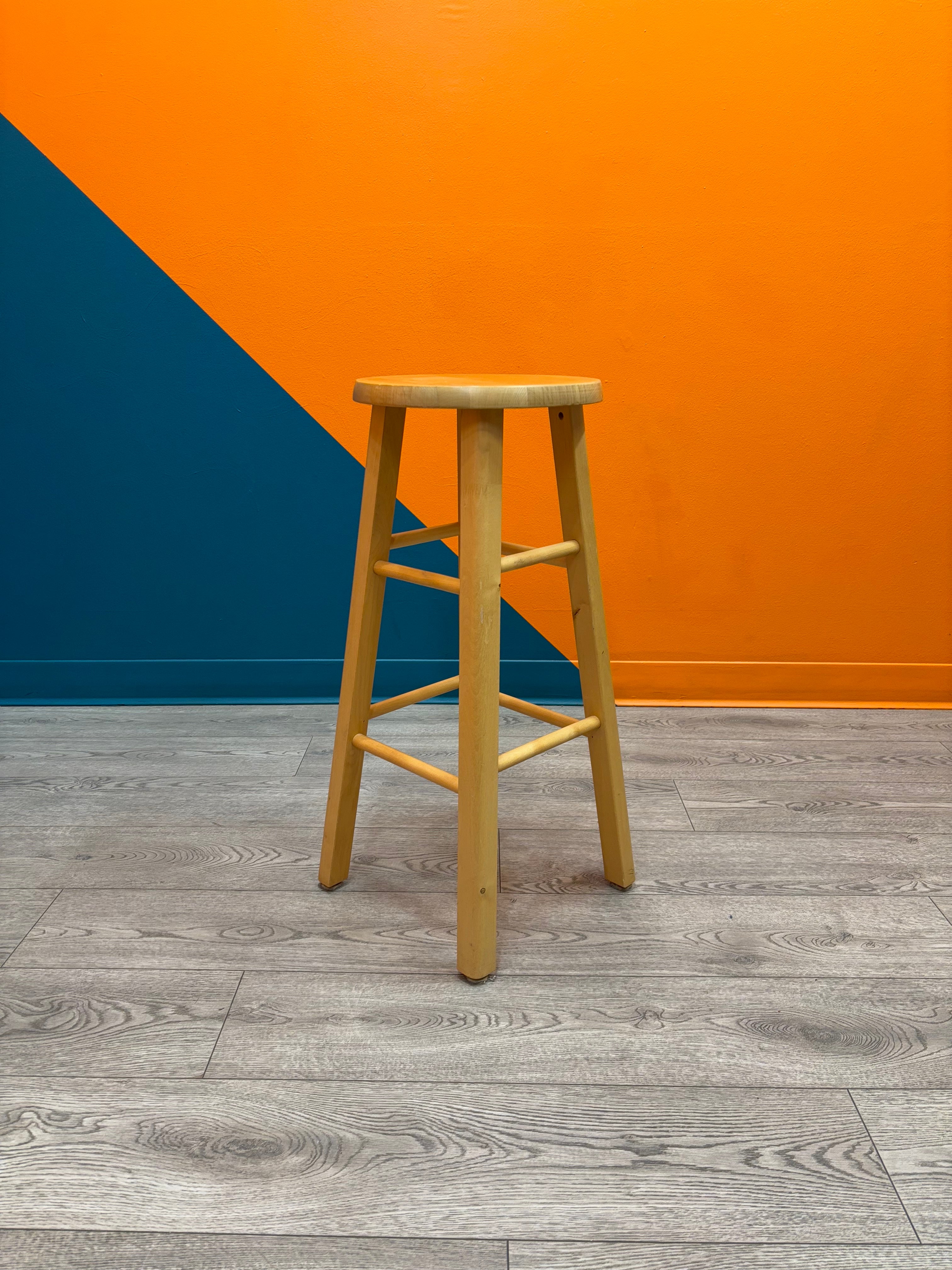 Wooden Bar Stool (2 available)