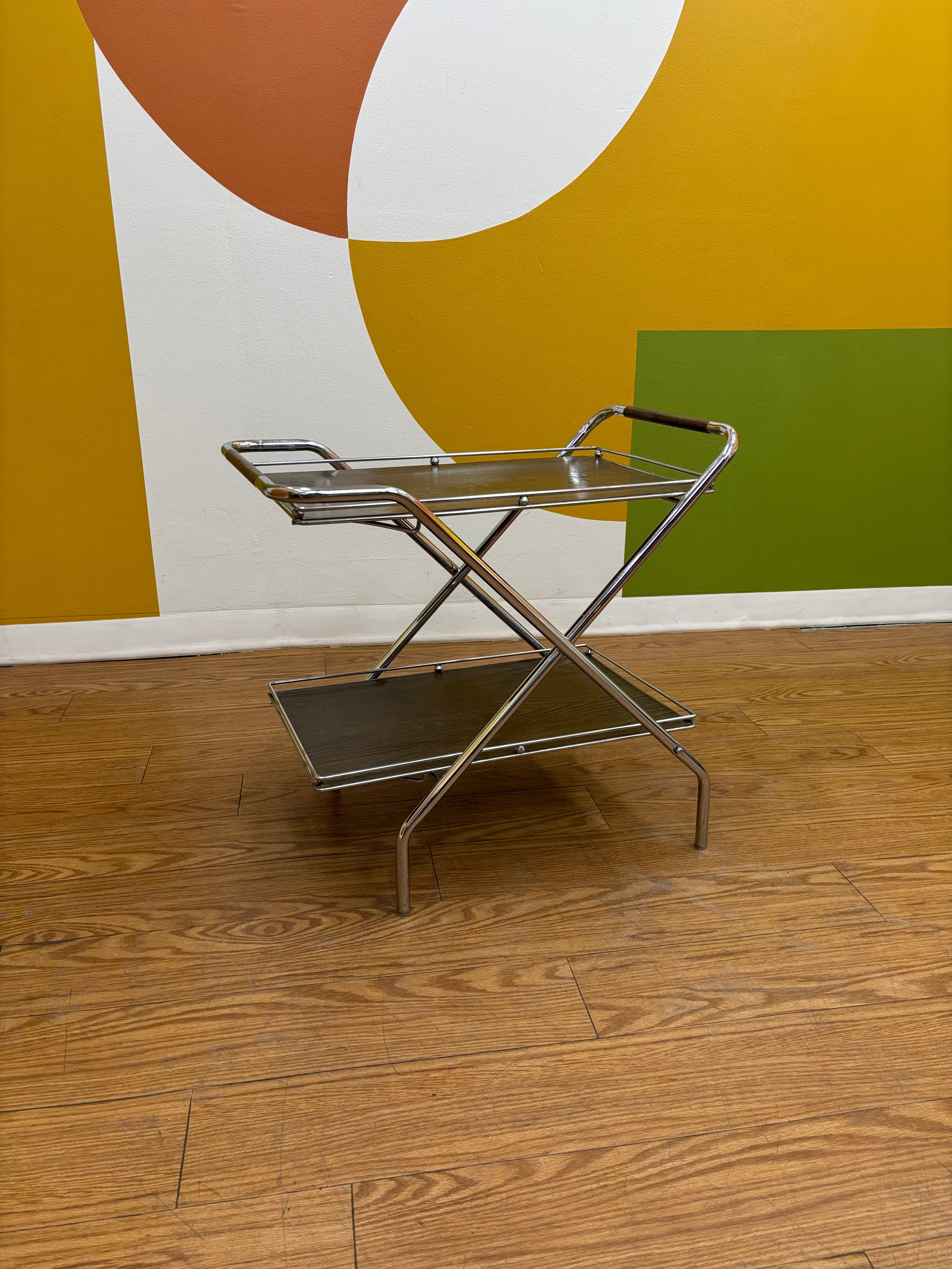 Folding Tea Cart