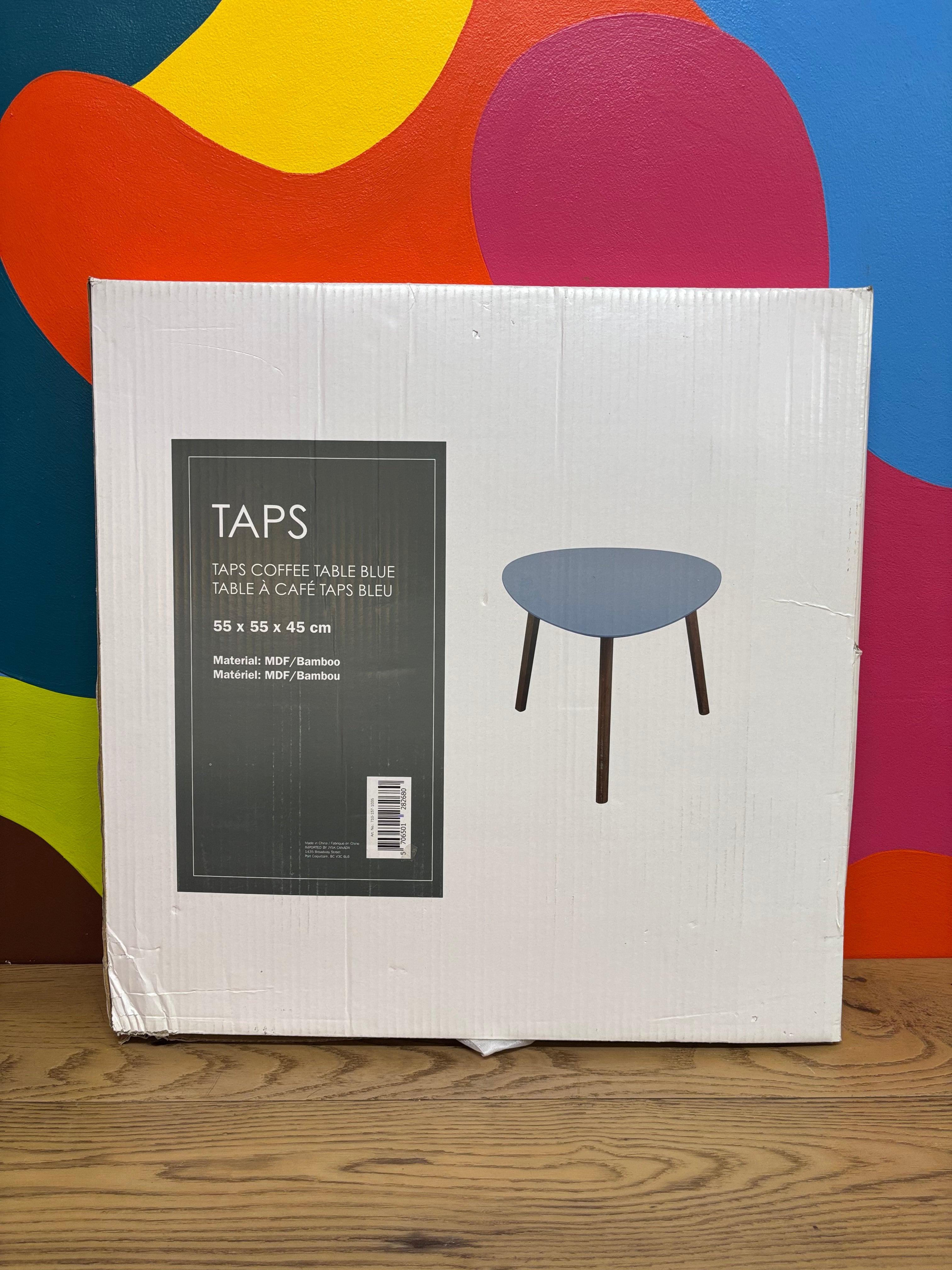 JYSK Blue Side Table (TAPS) - 5 available