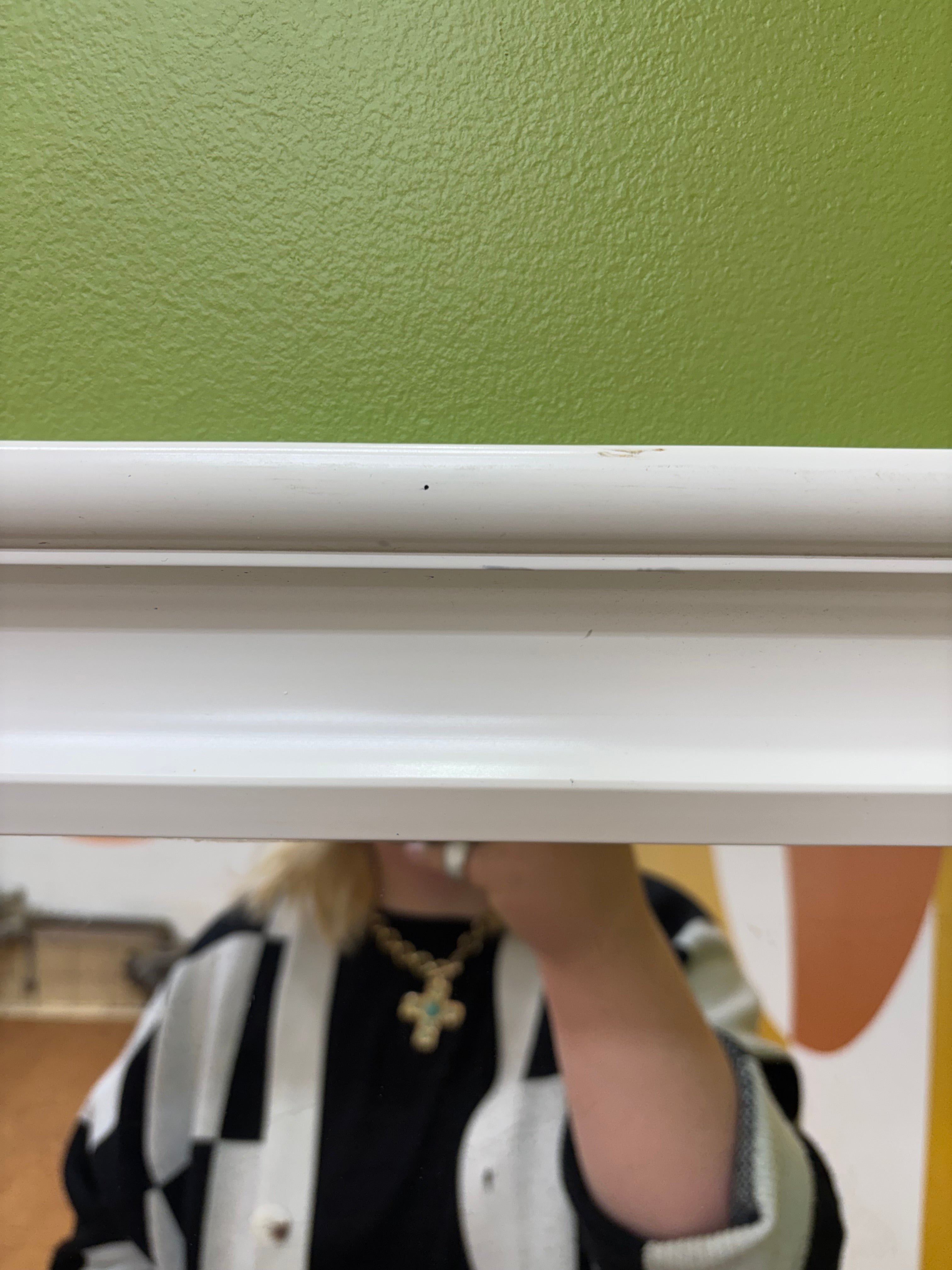 White Floor Mirror