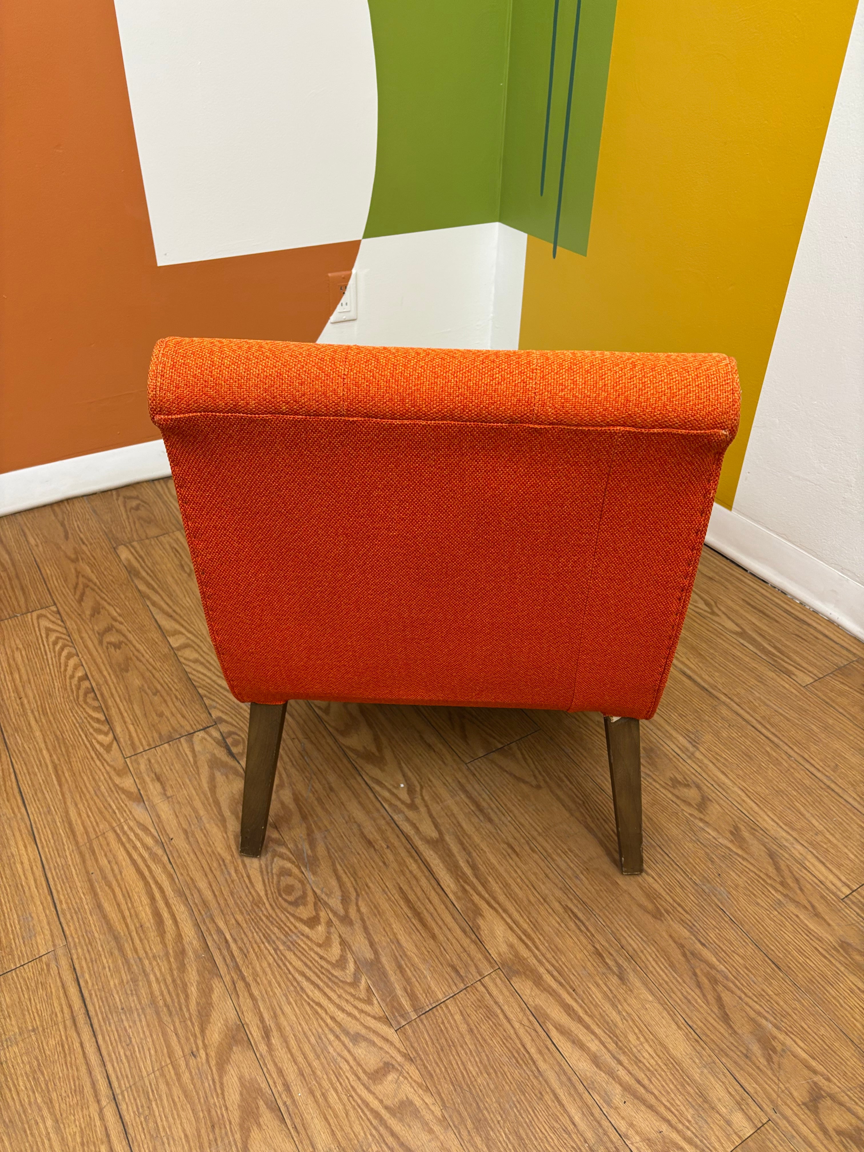 Orange Accent Chair