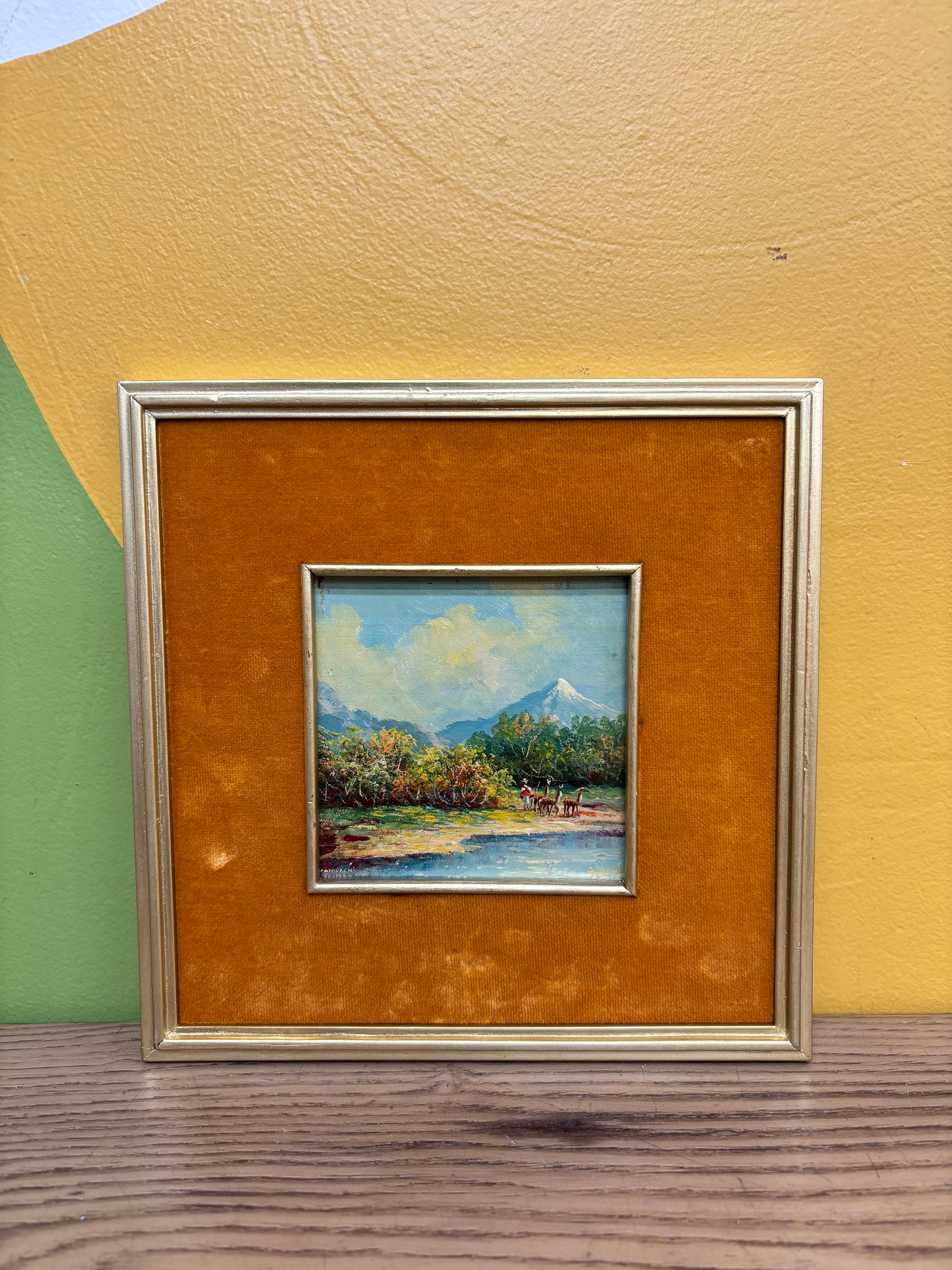 Set of 2 Gustavo Moncayo Oil Paintings