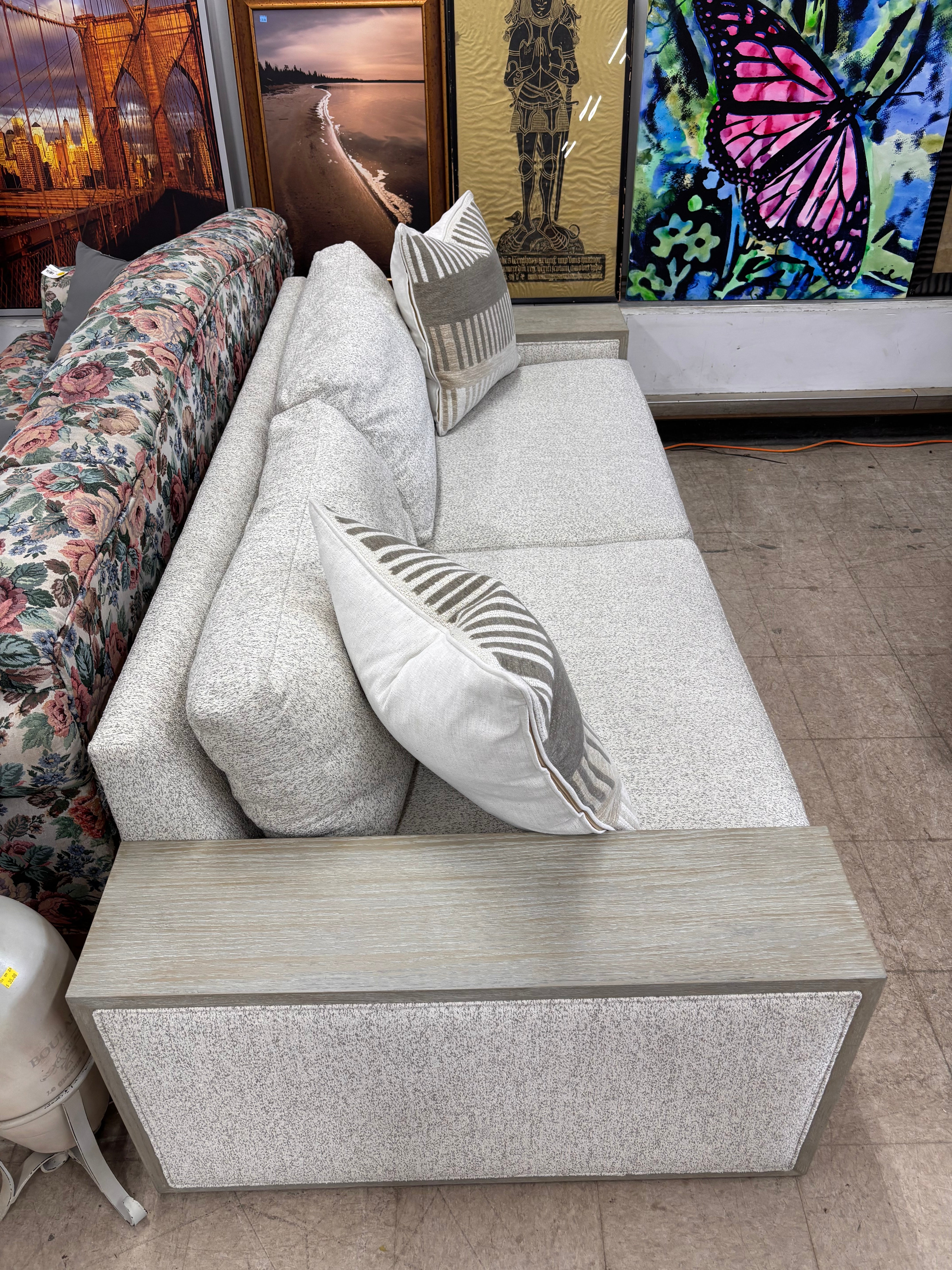 Grey Fabric Sofa #1