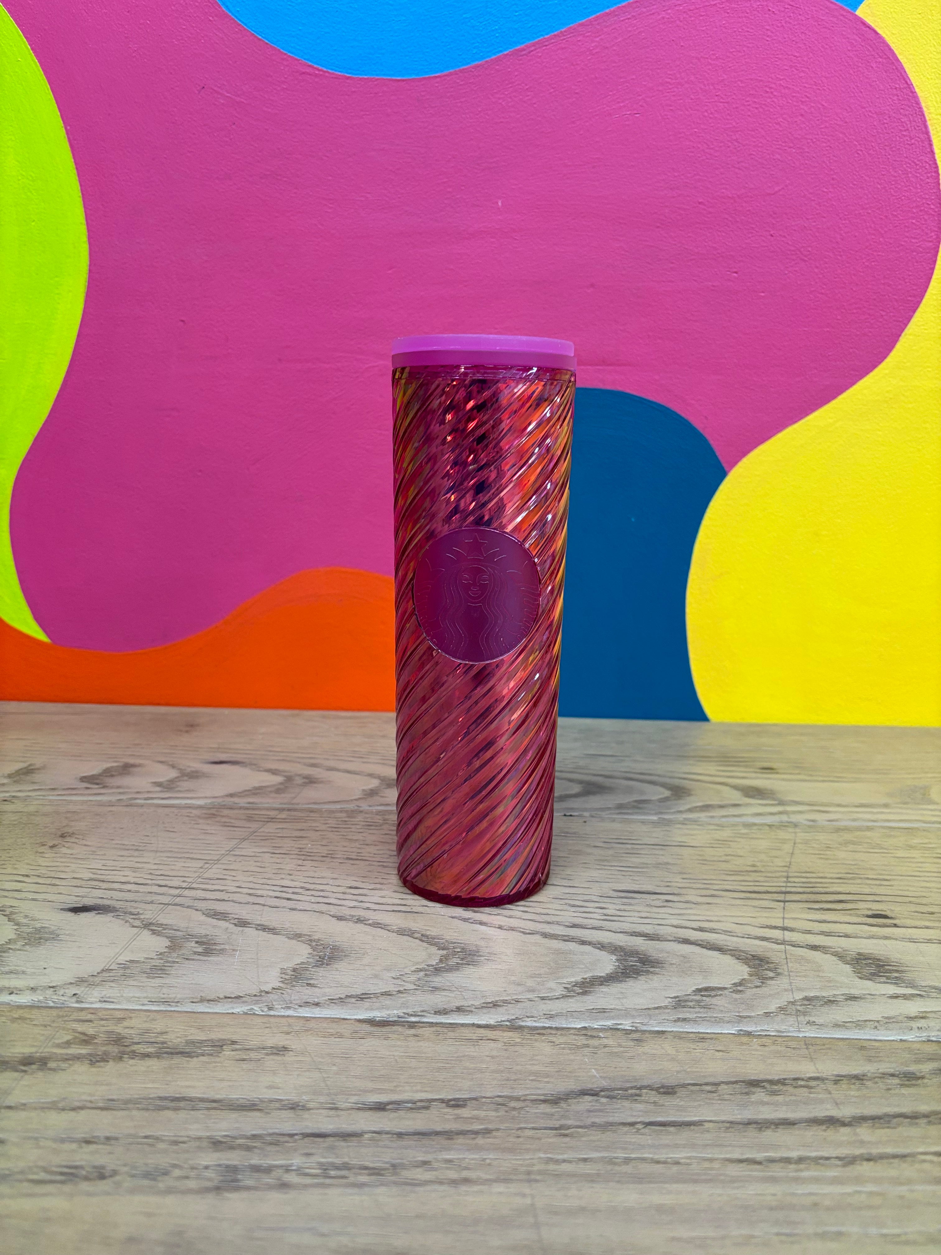 Pink Spiral Starbucks Tumblr (16oz)