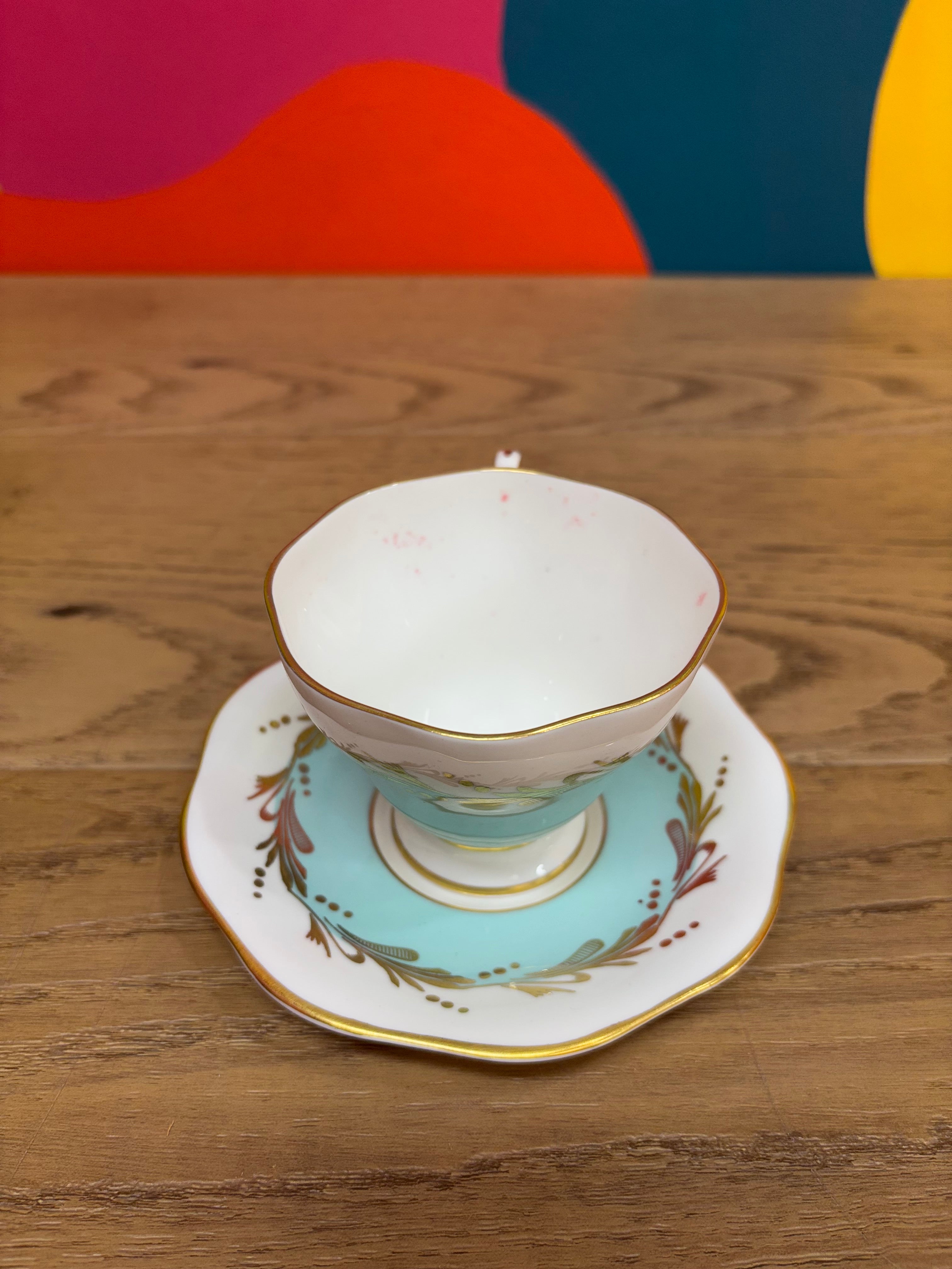 Foley Bone China Teacup and Saucer