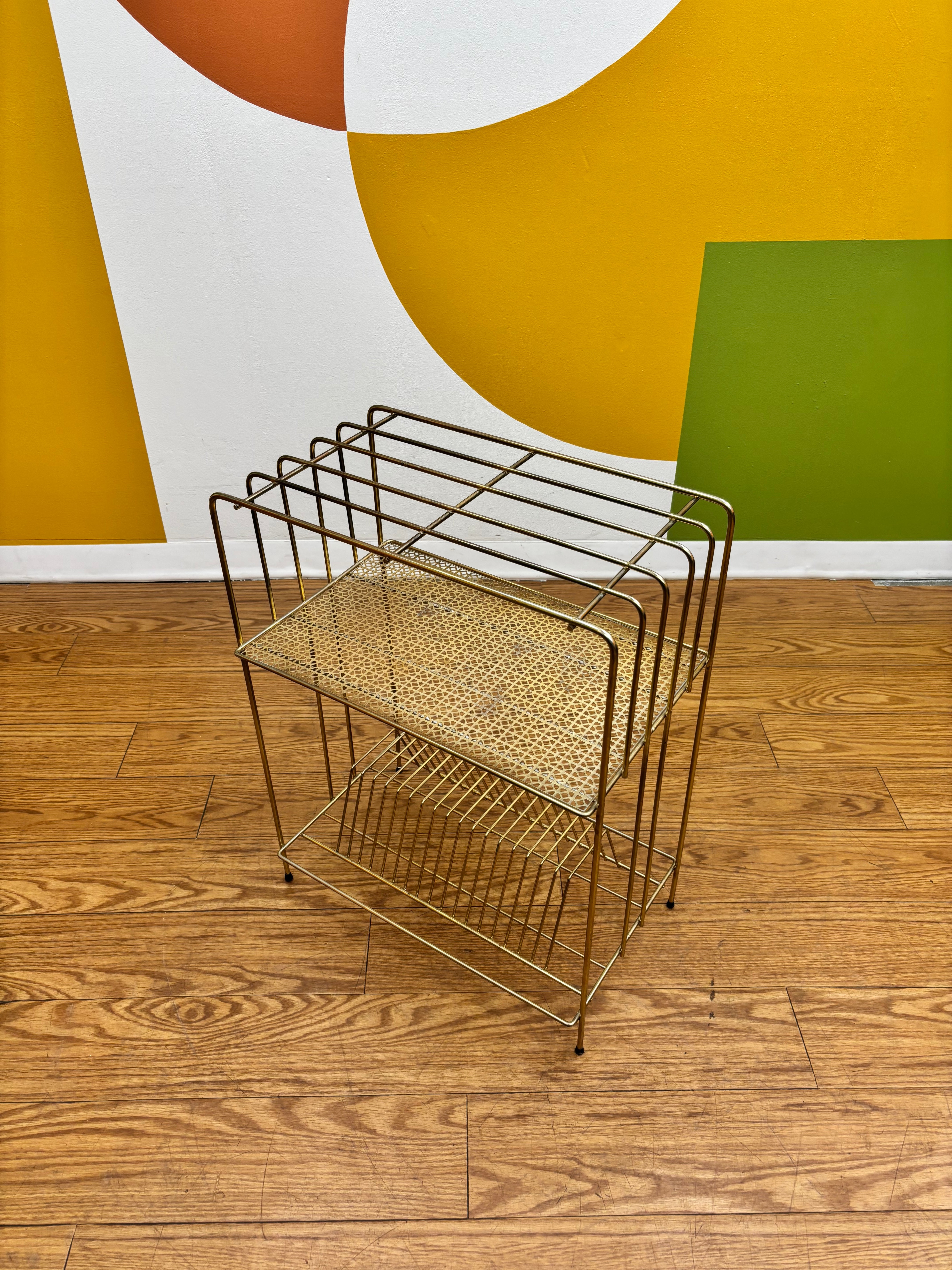 Metal Record Player Stand