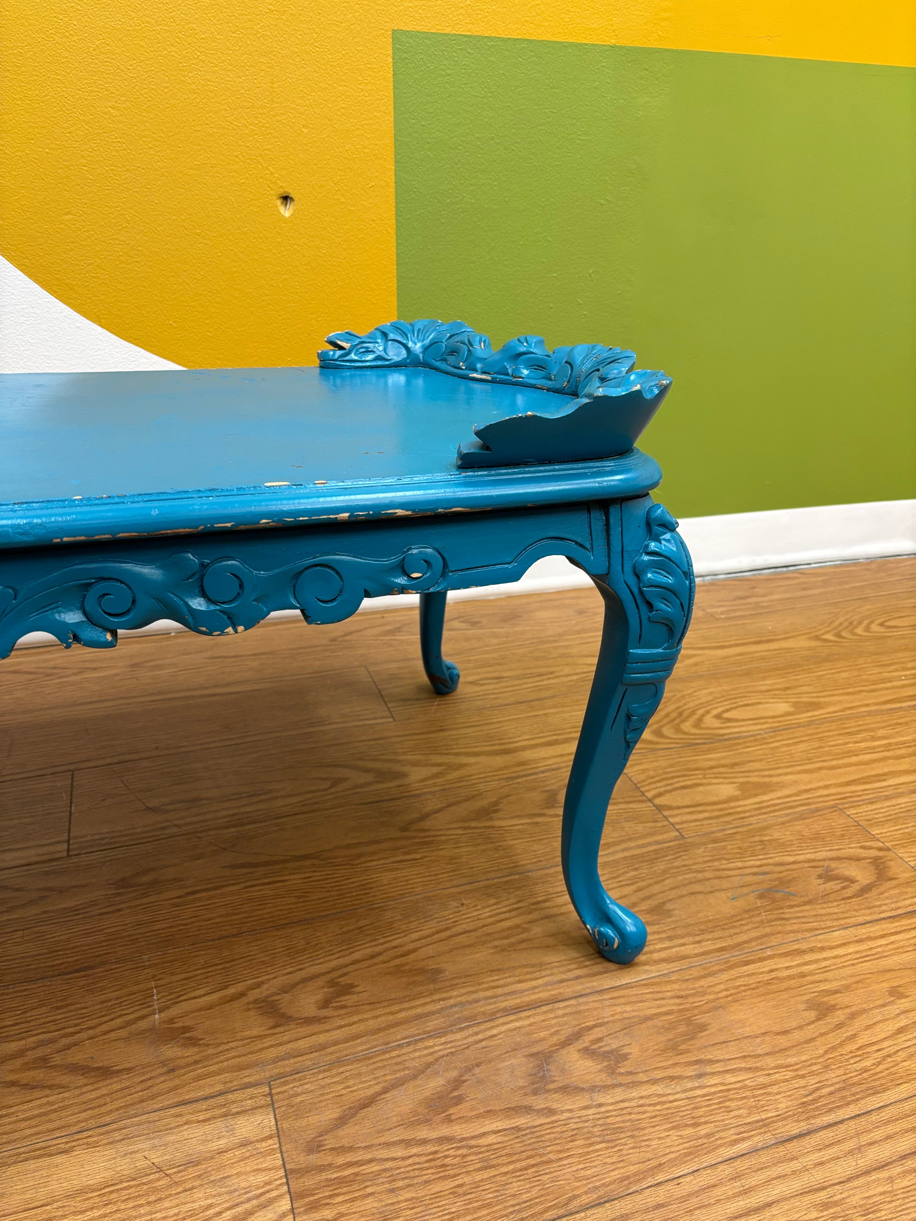 Blue Coffee Table