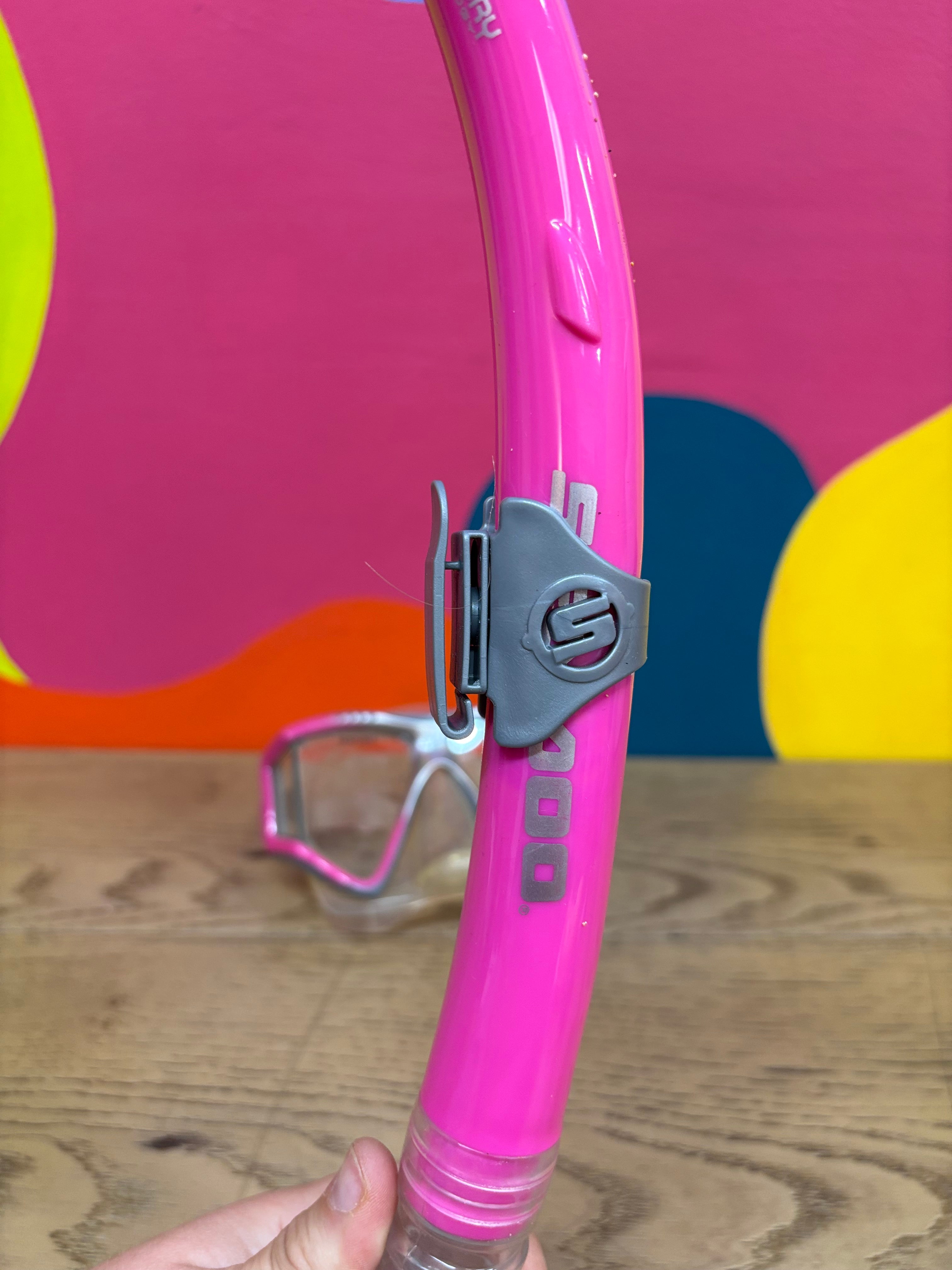 Pink Seadoo Snorkel Set (Women's Size 5-9.5)