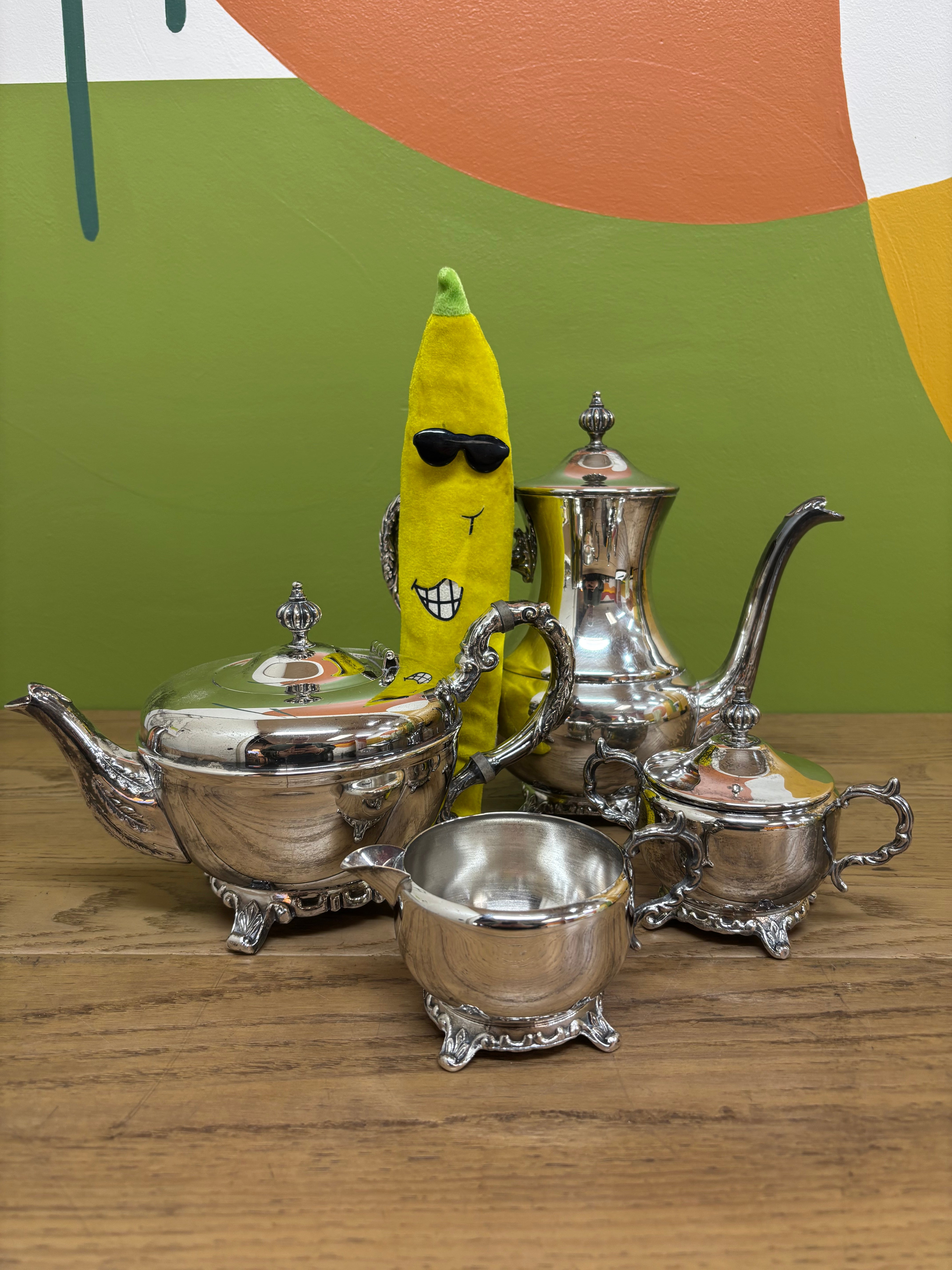 Silver-Plated Coffee Set