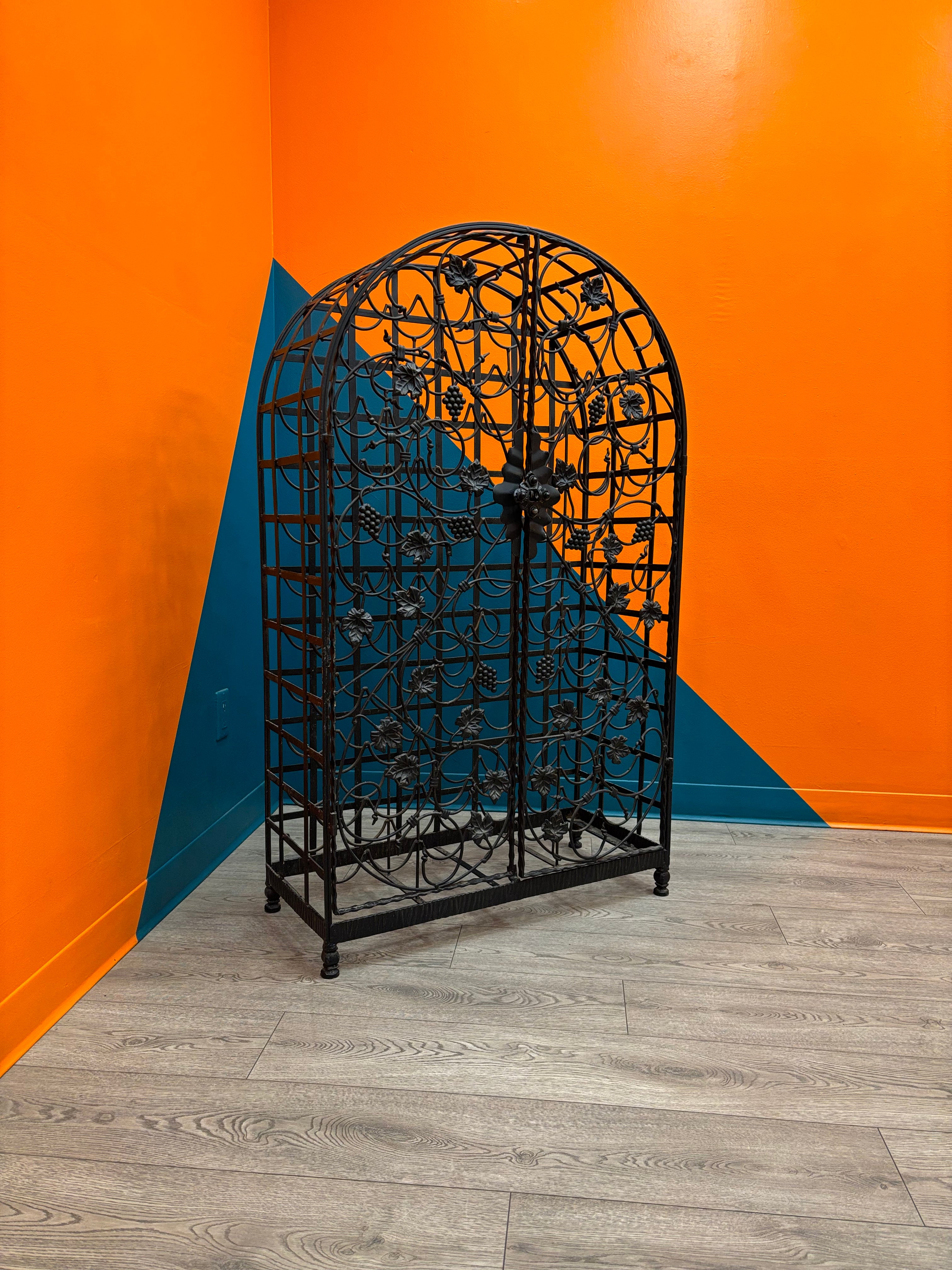 Wrought Iron Wine Rack