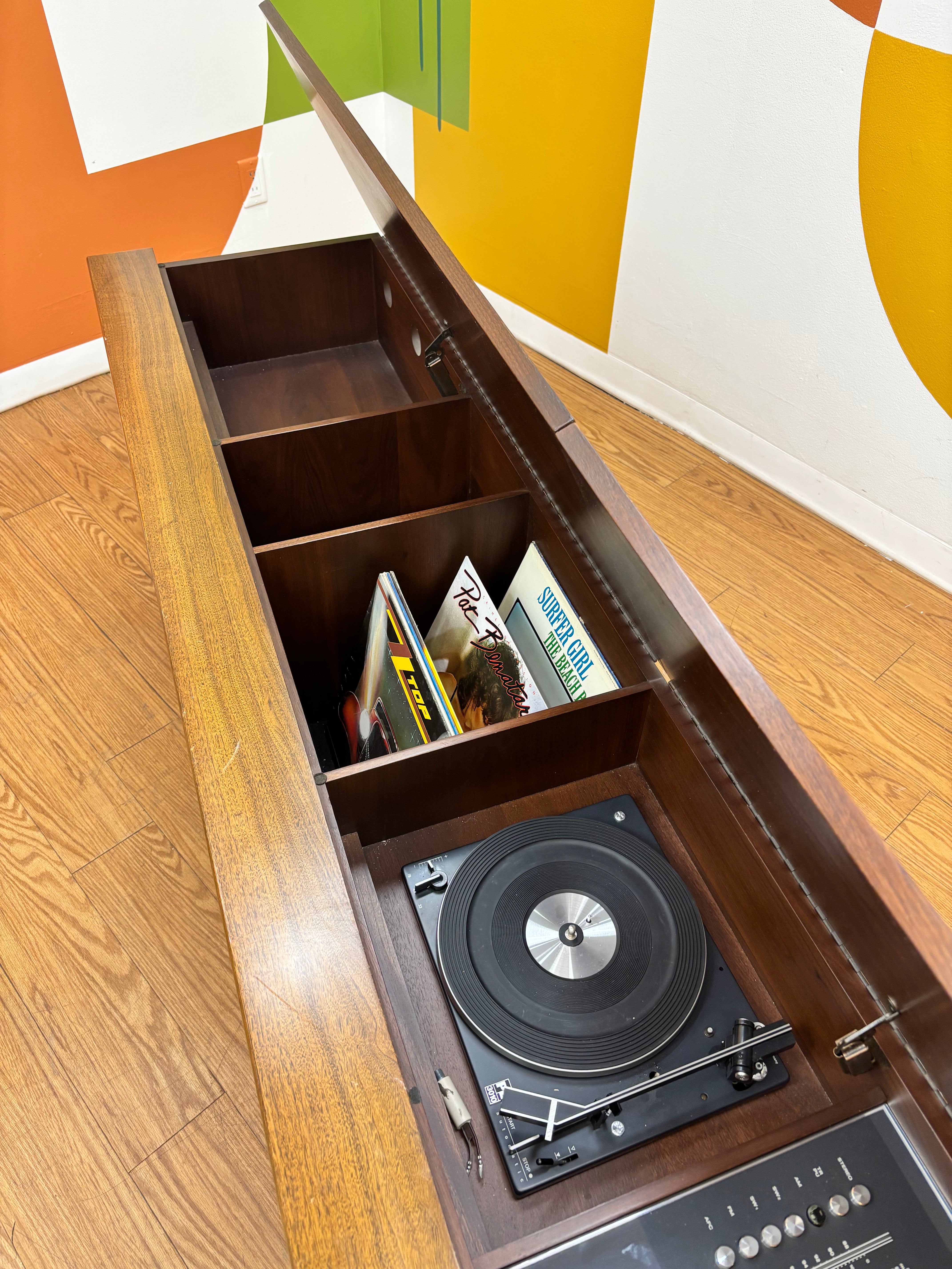 Telefunken Stereo Console Cabinet with Record Player