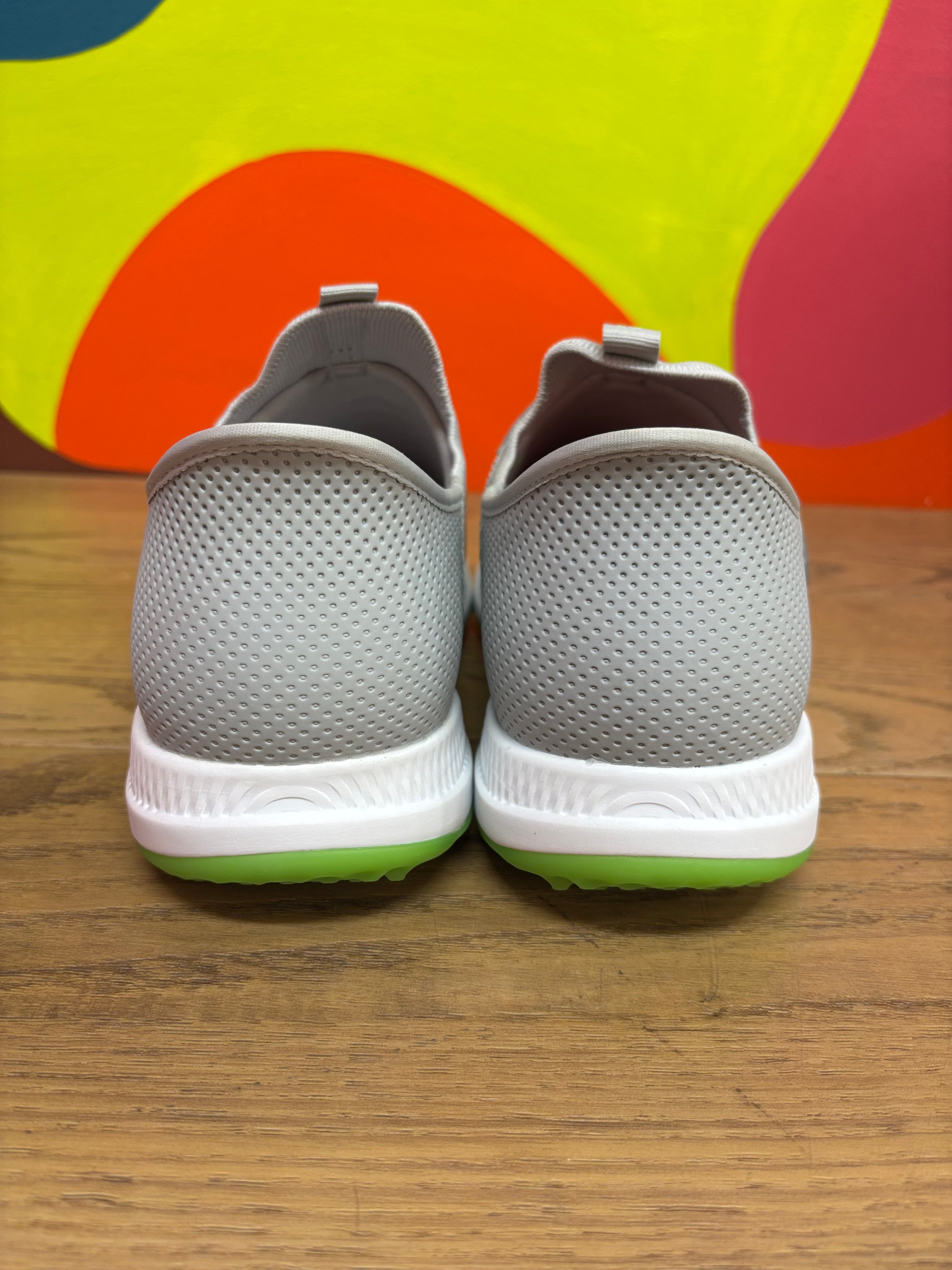 Skechers GO GOLF Elite 5 Slip 'In Golf Shoes Grey/Lime - Size Men's 9
