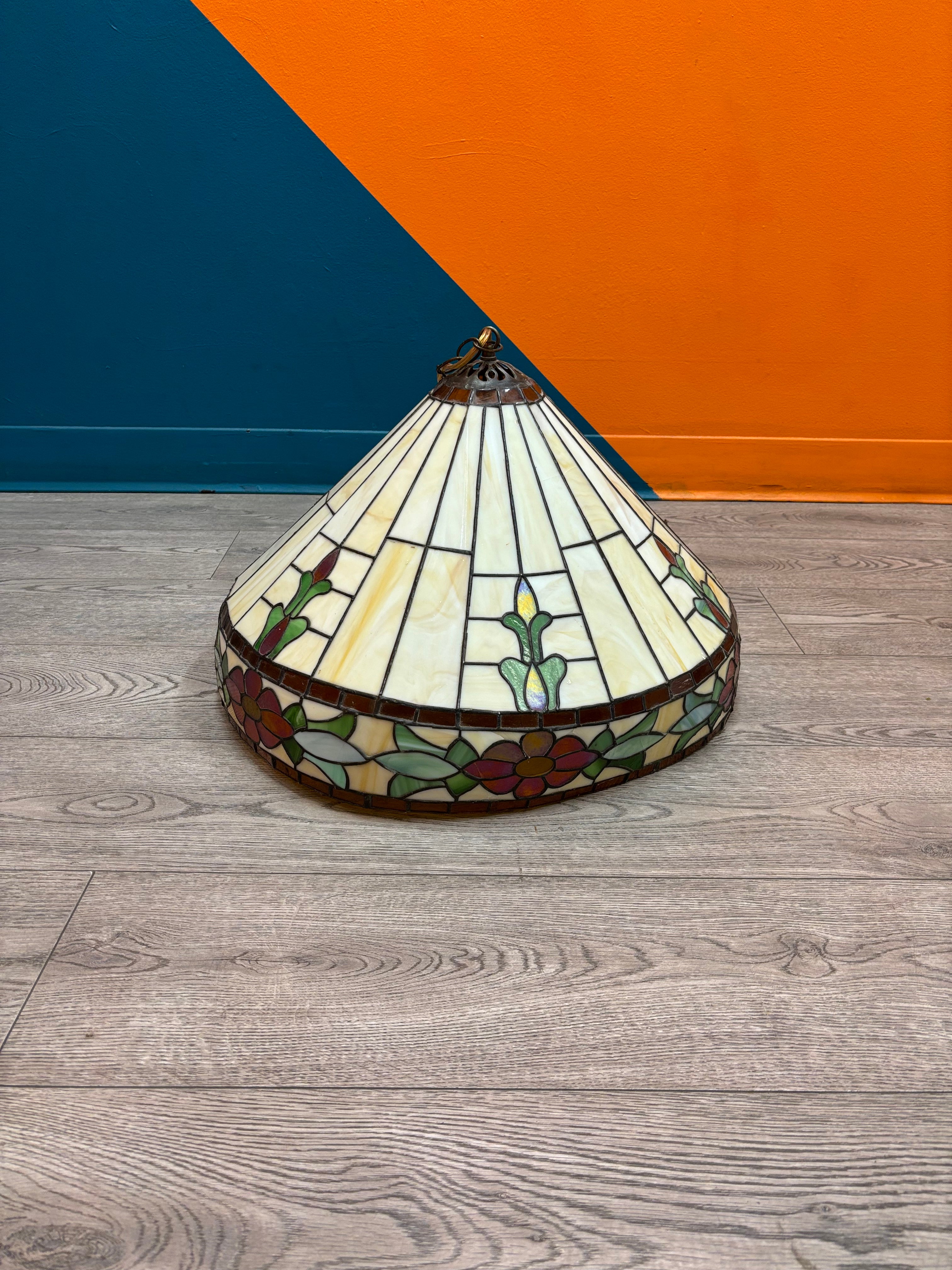 Stained Glass Swag Lamp