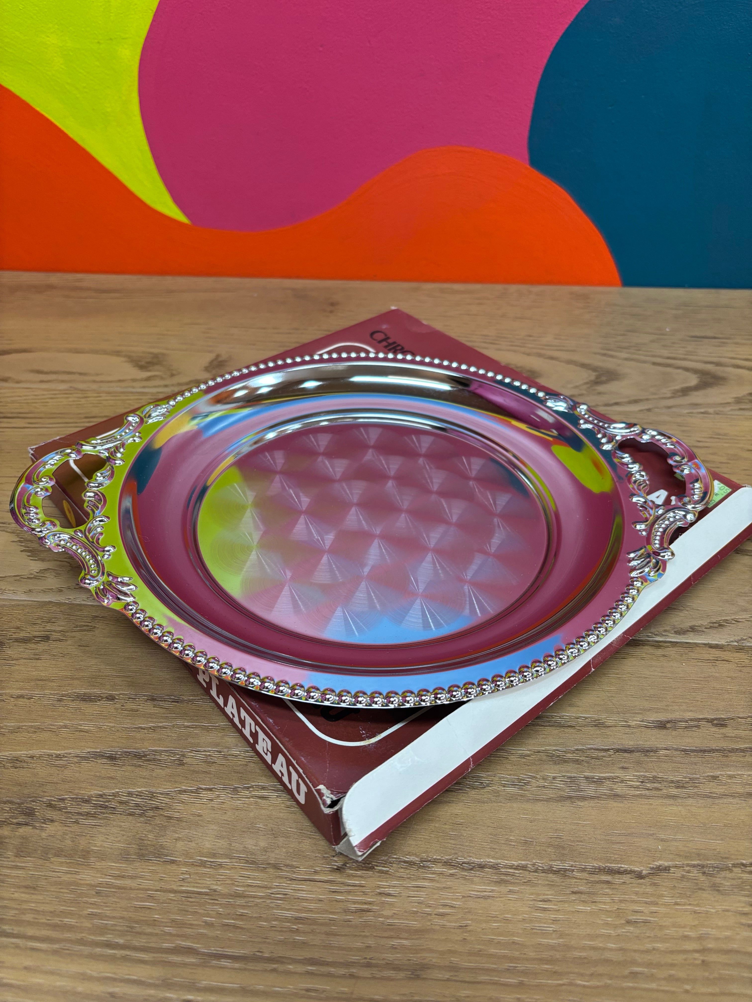 Chrome Plated Serving Tray