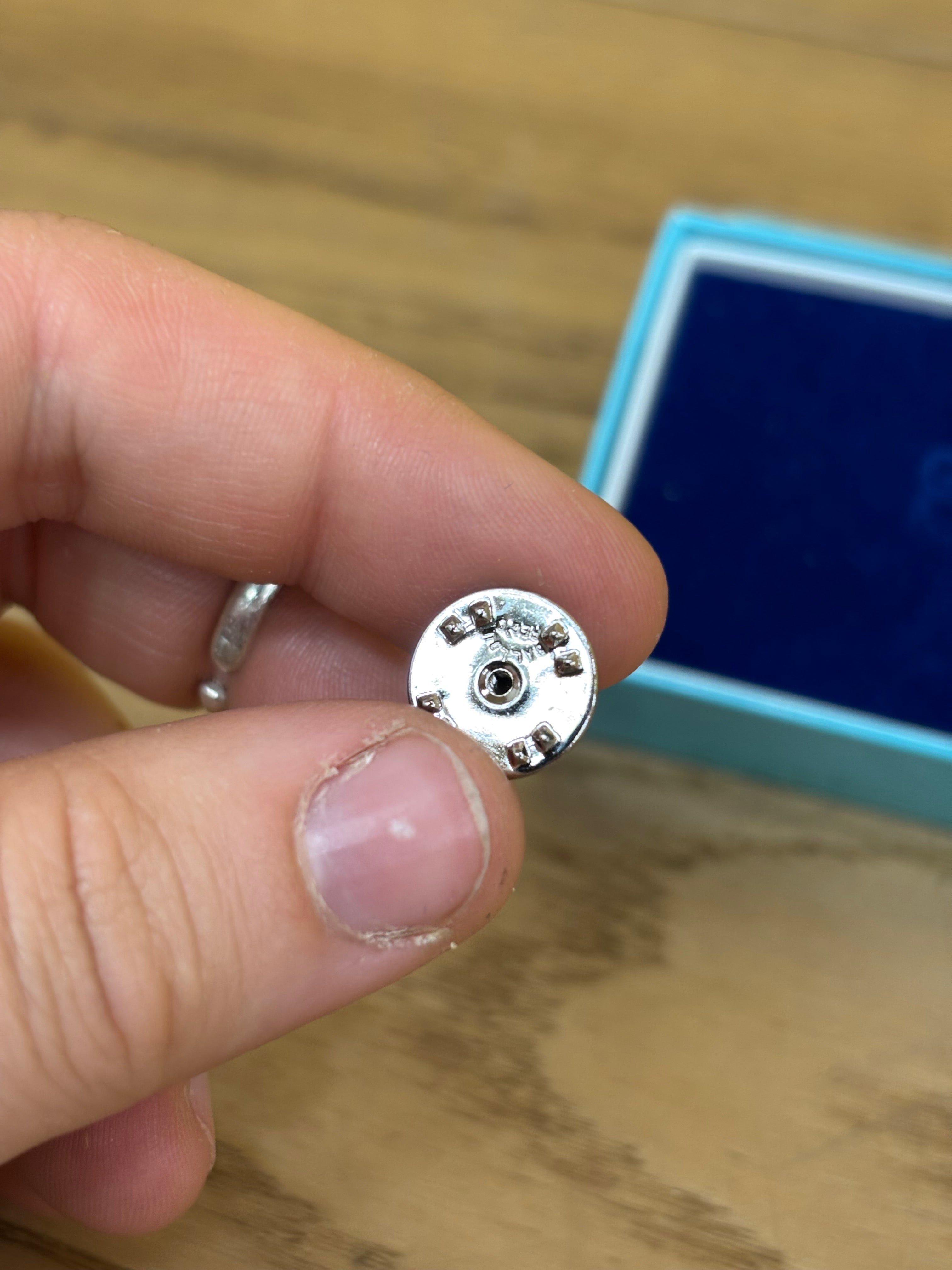 Good Vibes Sterling Silver Pin
