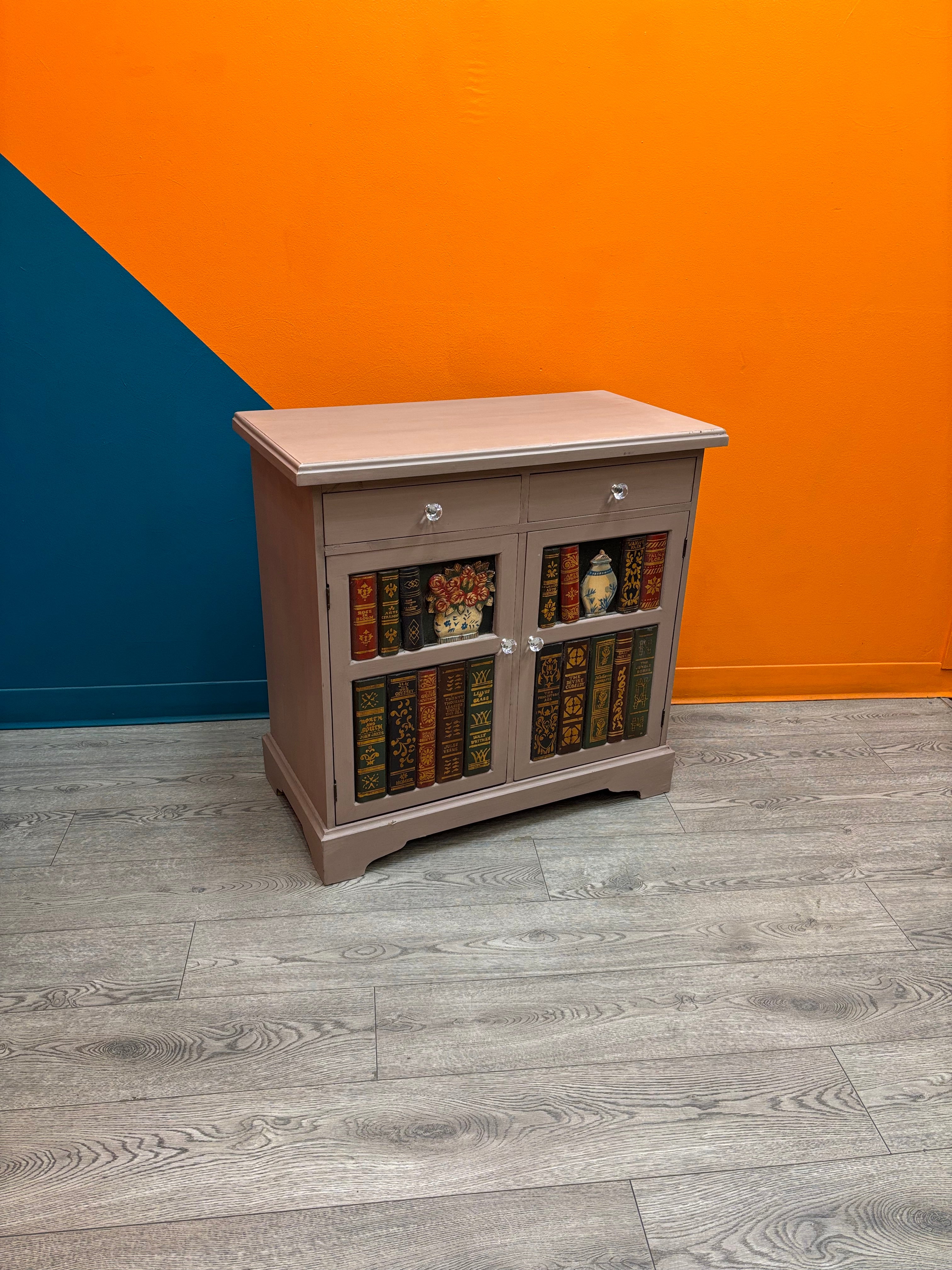 Wood Grey Cabinet