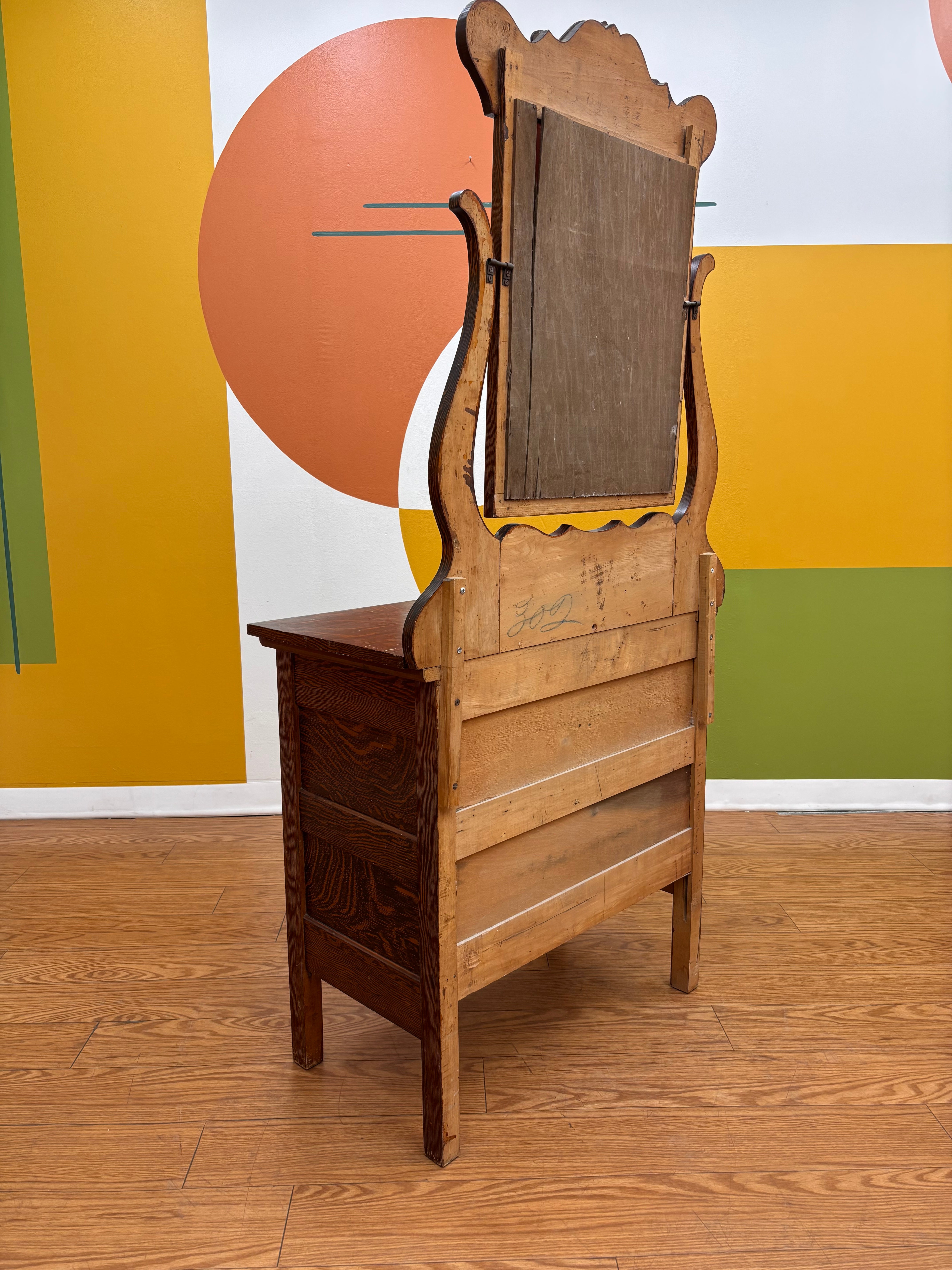Wood Vanity Dresser