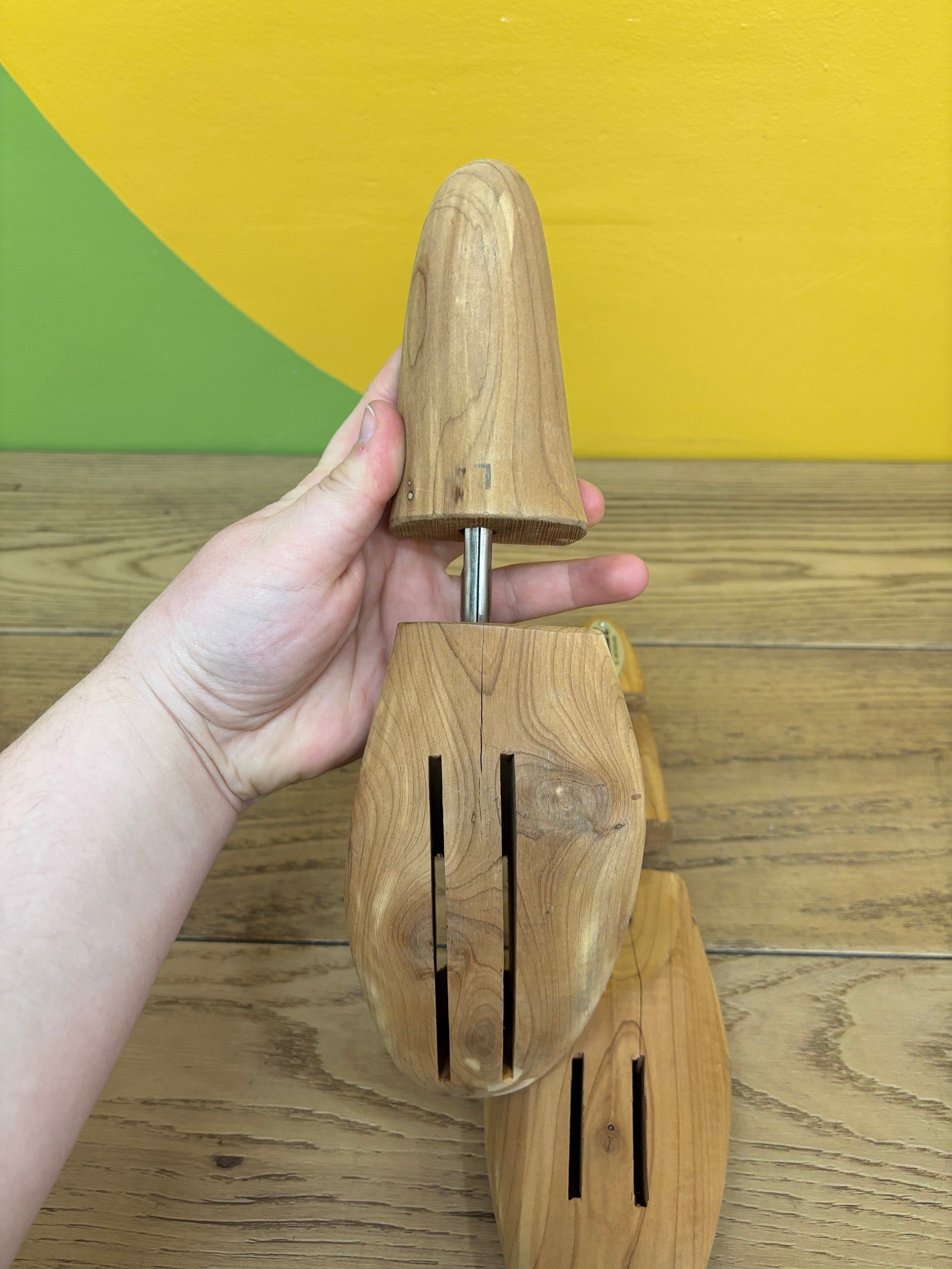 Wood Bally of Switzerland Shoe Trees - Size Large